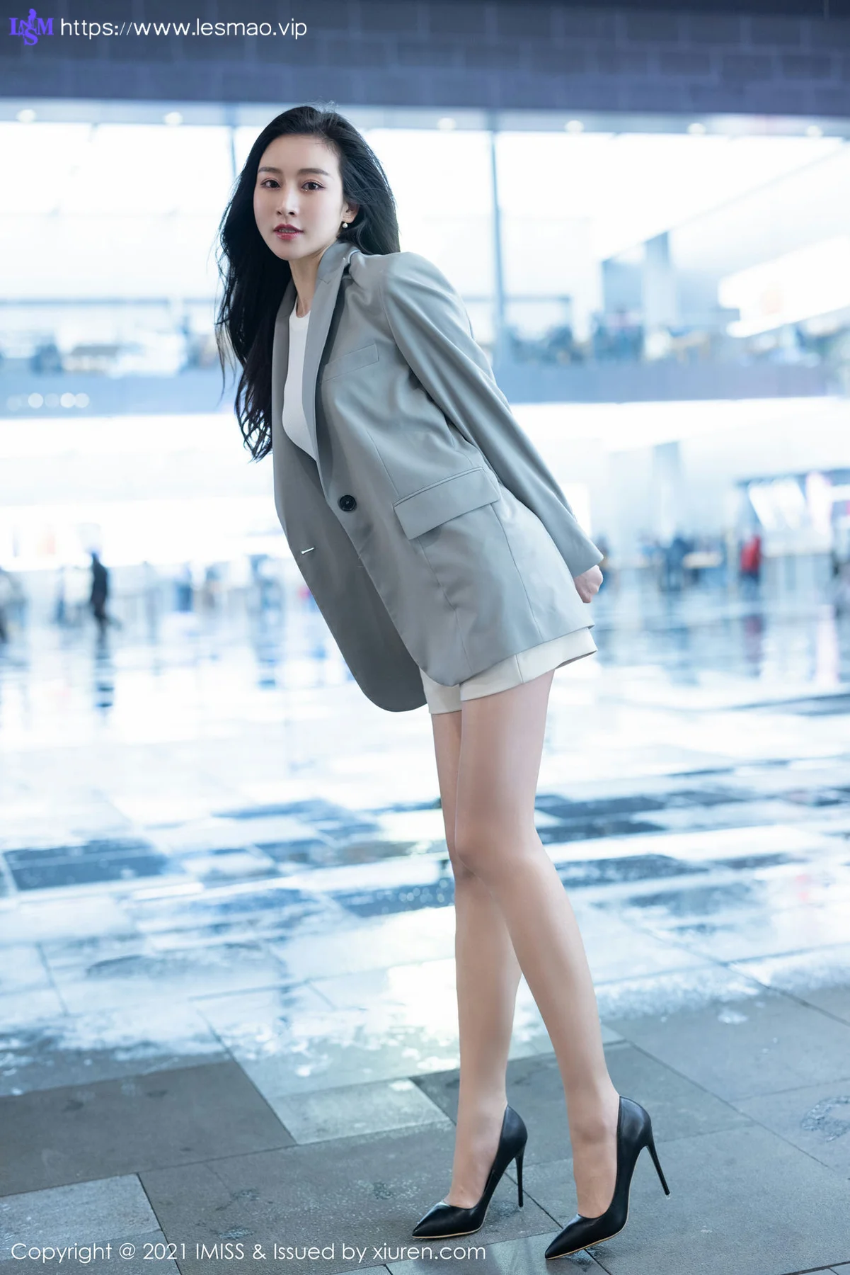 IMiss 爱蜜社 Vol.610  朦胧美腿 Vanessa 气质美女3 - 16