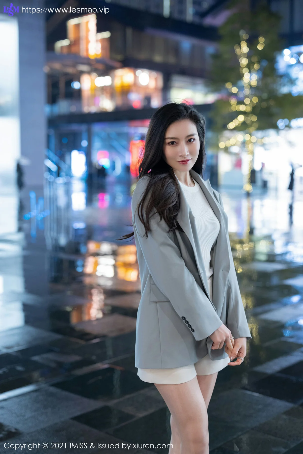 IMiss 爱蜜社 Vol.610  朦胧美腿 Vanessa 气质美女3 - 19