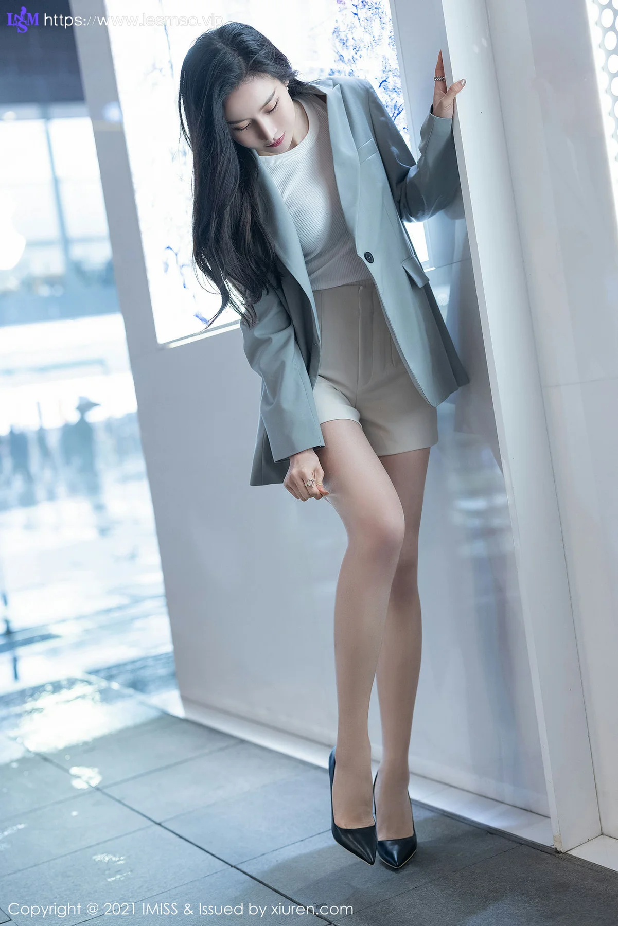 IMiss 爱蜜社 Vol.610  朦胧美腿 Vanessa 气质美女3 - 20