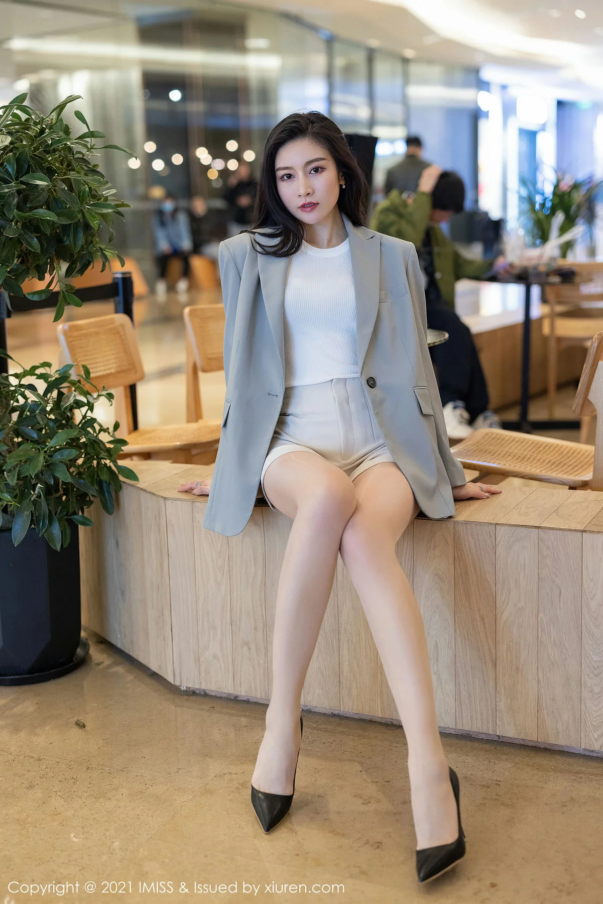 IMiss 爱蜜社 Vol.610  朦胧美腿 Vanessa 气质美女3 - 22