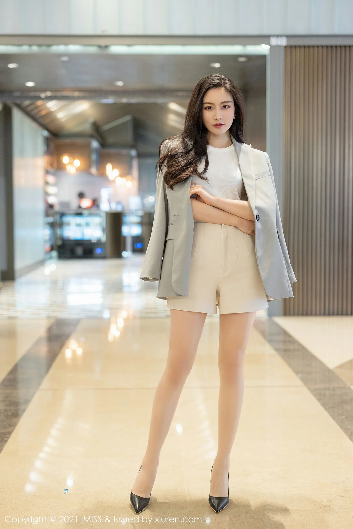 IMiss 爱蜜社 Vol.610  朦胧美腿 Vanessa 气质美女3 - 24