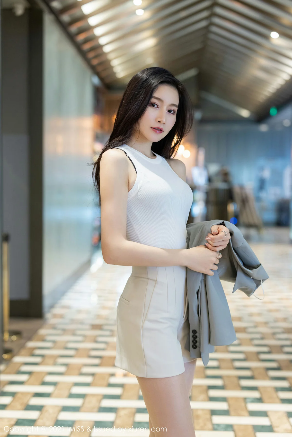 IMiss 爱蜜社 Vol.610  朦胧美腿 Vanessa 气质美女3 - 28