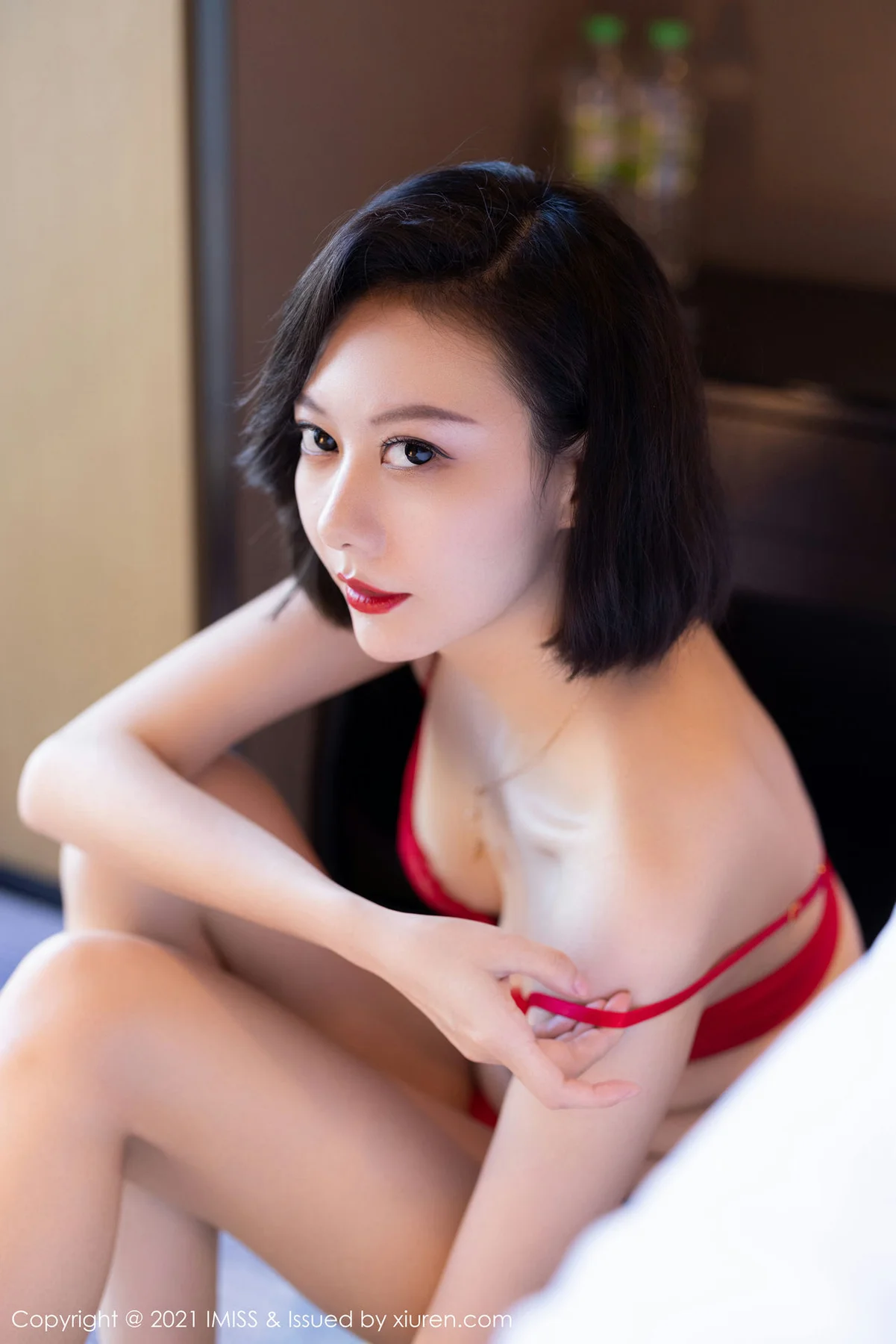 IMiss 爱蜜社 Vol.612 魅力皮裙 艺轩 性感写真3 - 58