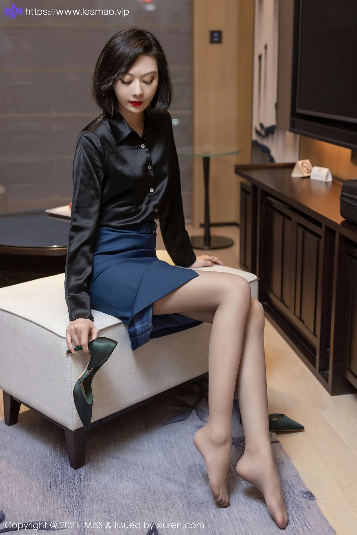 IMiss 爱蜜社 Vol.615 典雅OL 艺轩 性感写真 - 30