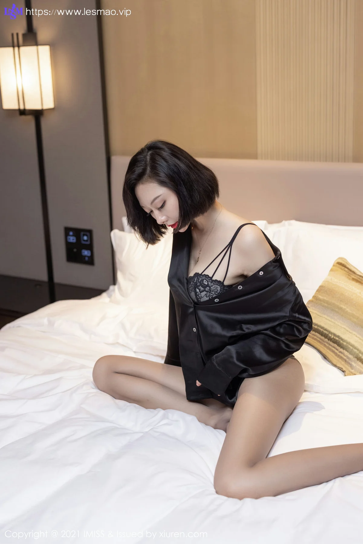 IMiss 爱蜜社 Vol.615 典雅OL 艺轩 性感写真 - 51