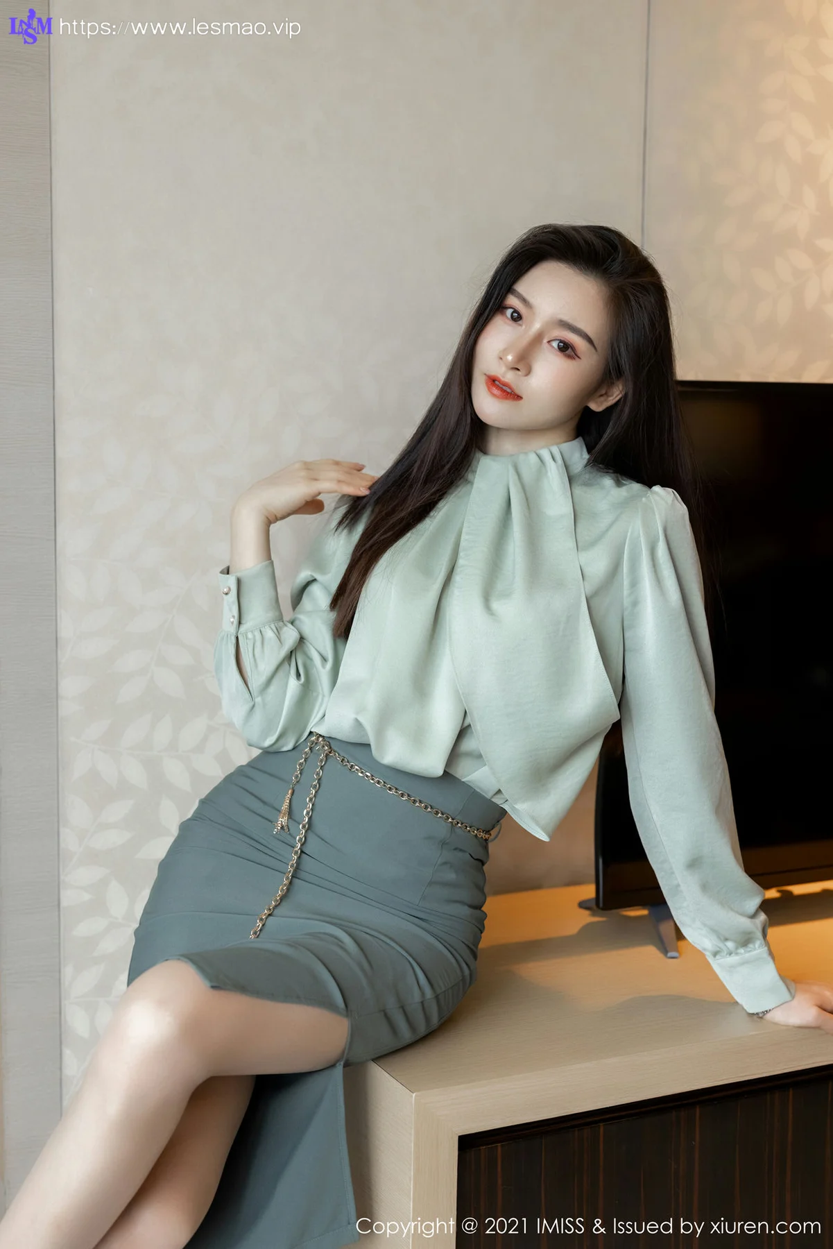 IMiss 爱蜜社 Vol.617 洁白如玉肌肤 Vanessa 性感写真3 - 17