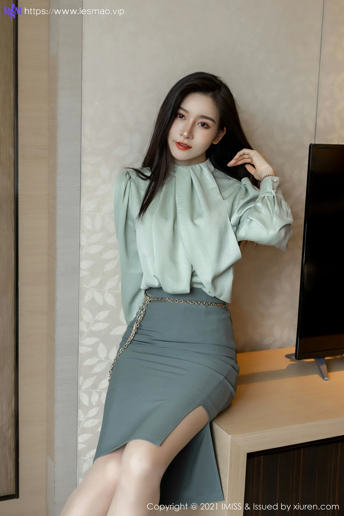 IMiss 爱蜜社 Vol.617 洁白如玉肌肤 Vanessa 性感写真3 - 19