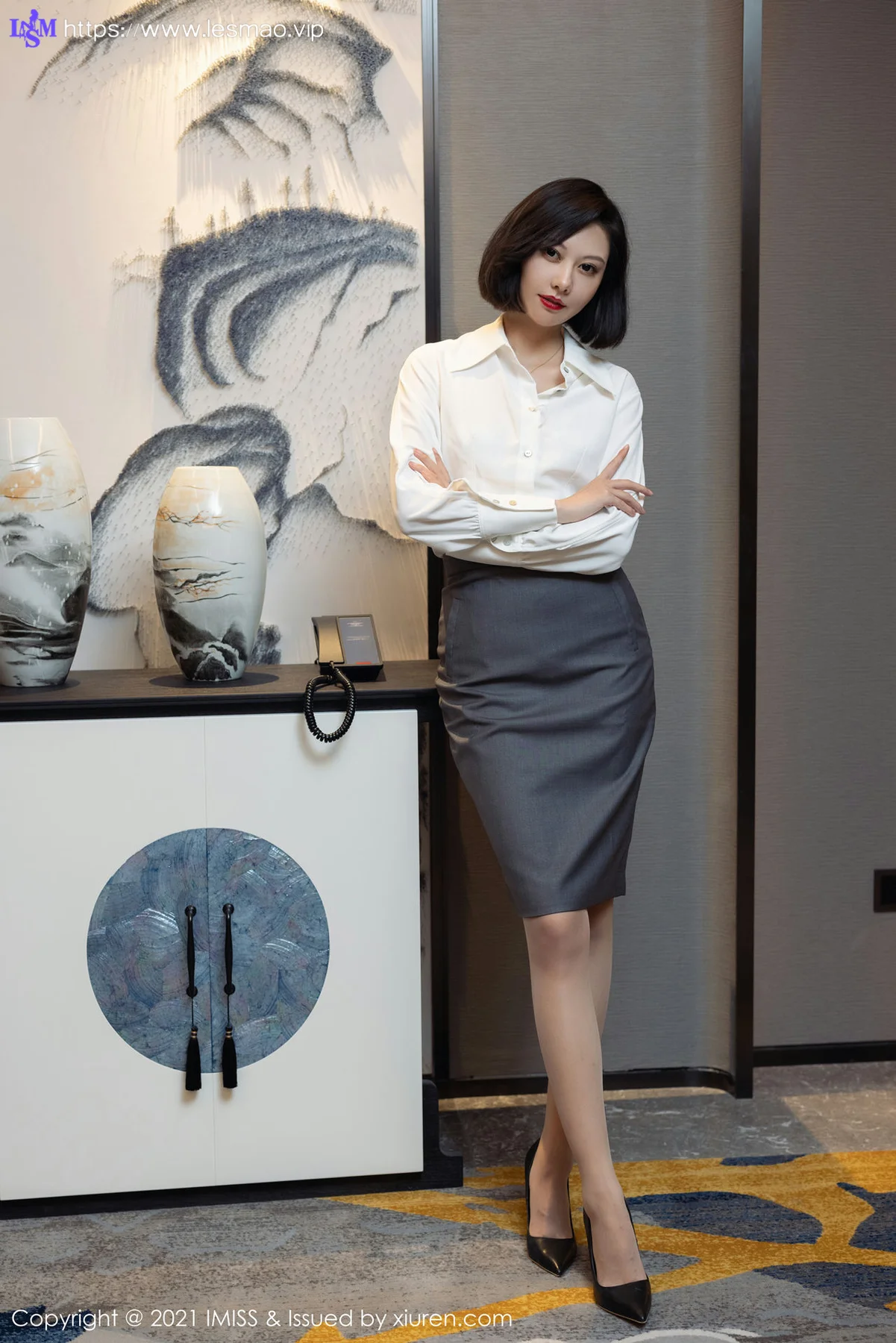 IMiss 爱蜜社 Vol.623 典雅OL 艺轩 性感写真3 - 13
