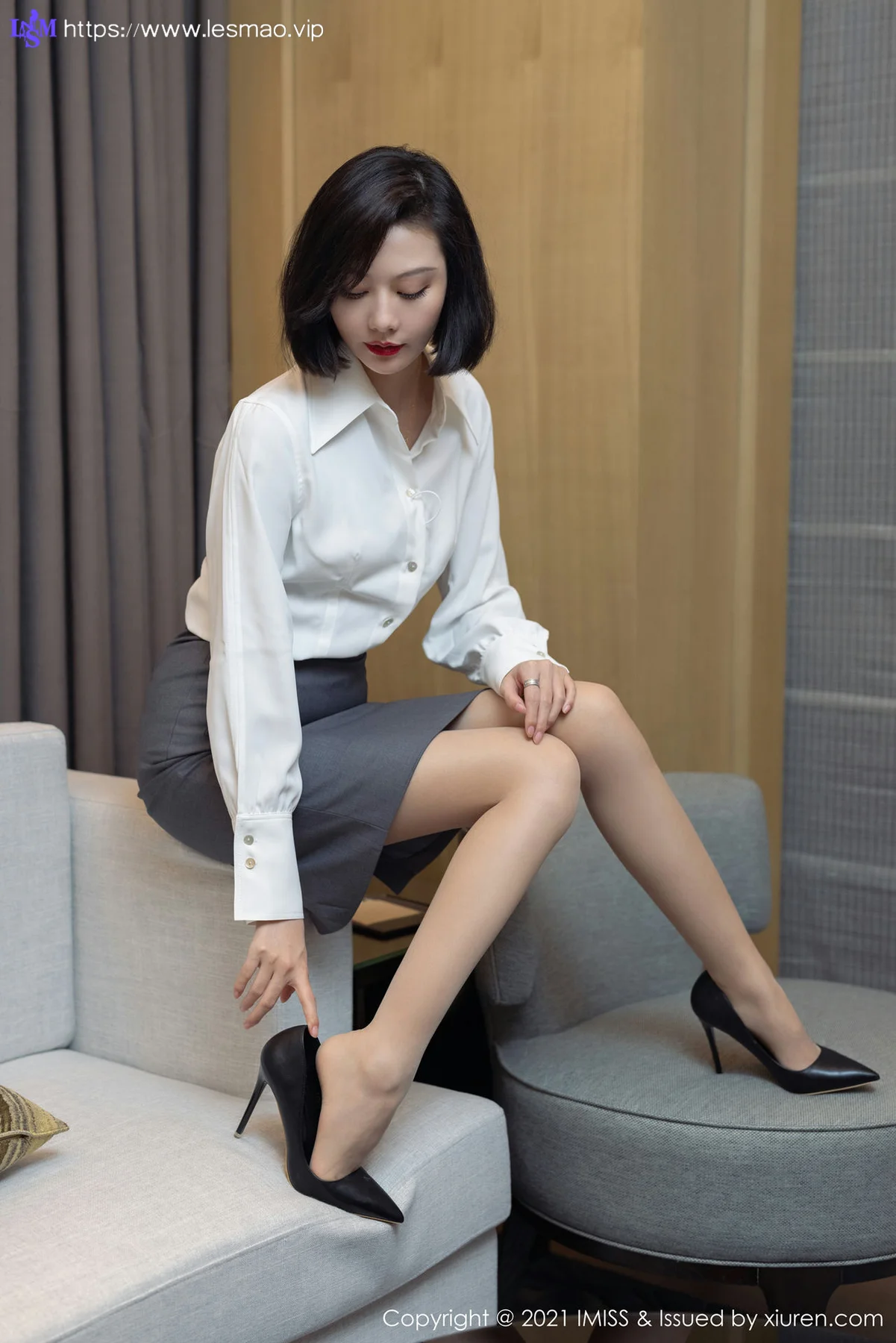 IMiss 爱蜜社 Vol.623 典雅OL 艺轩 性感写真3 - 18