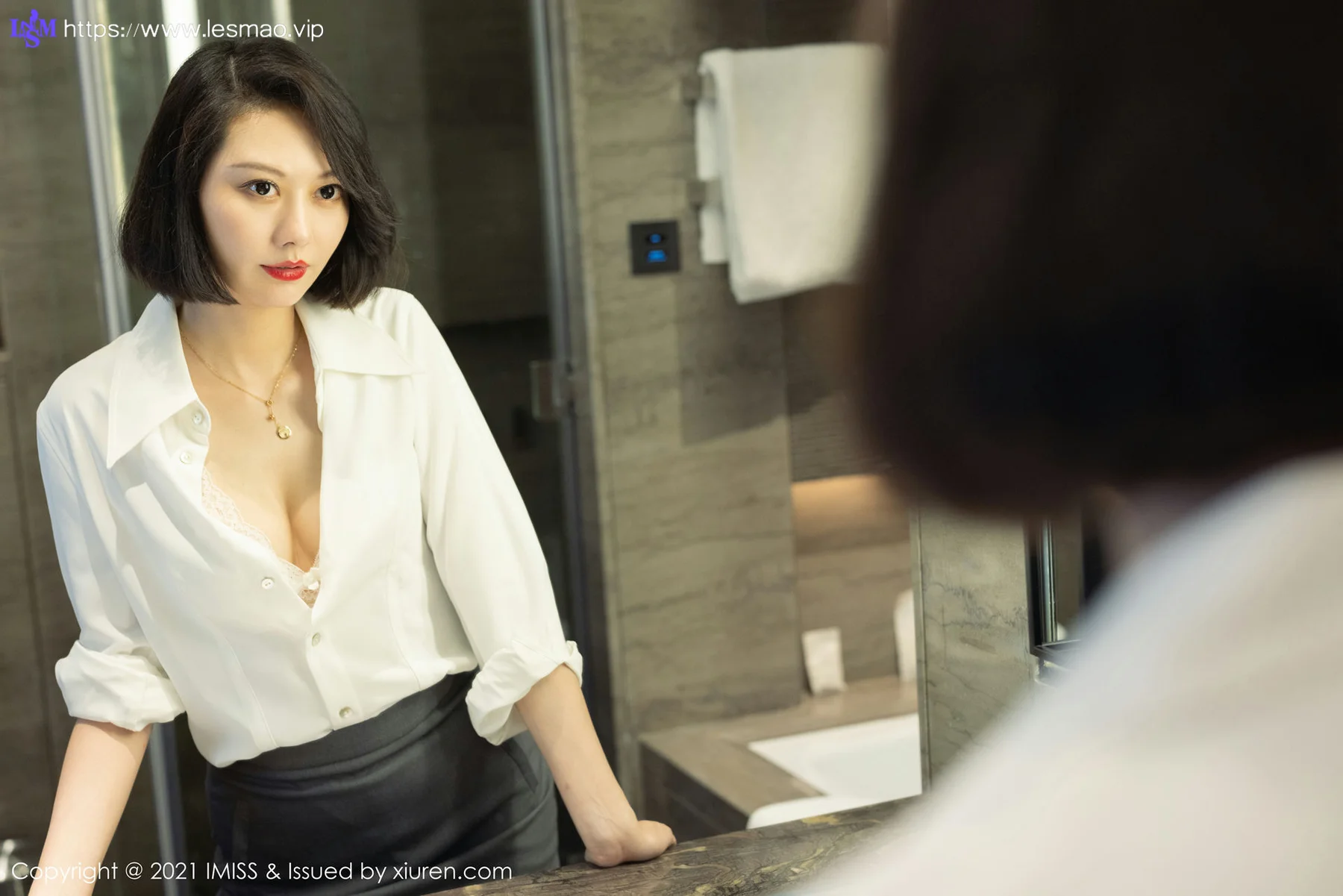 IMiss 爱蜜社 Vol.623 典雅OL 艺轩 性感写真3 - 40