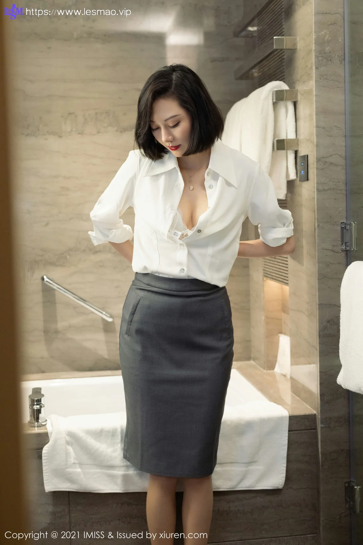 IMiss 爱蜜社 Vol.623 典雅OL 艺轩 性感写真3 - 41