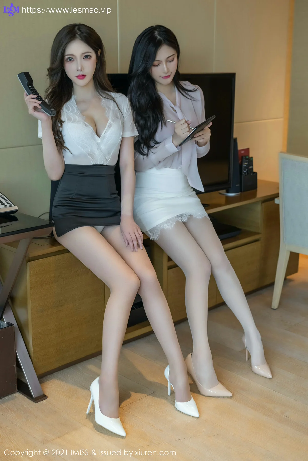 IMiss 爱蜜社 Vol.625 模特合集 Lavinia肉肉和LindaLinda - 11