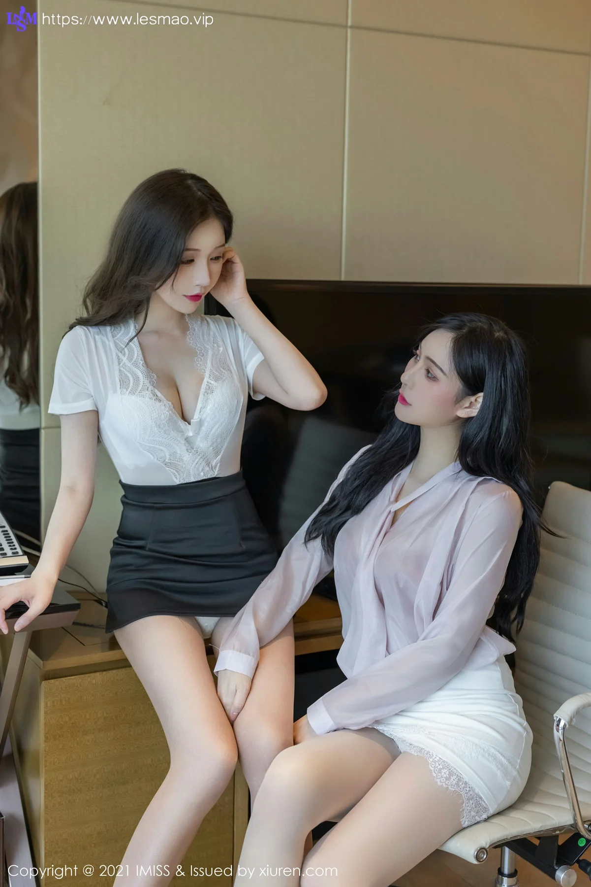 IMiss 爱蜜社 Vol.625 模特合集 Lavinia肉肉和LindaLinda - 15