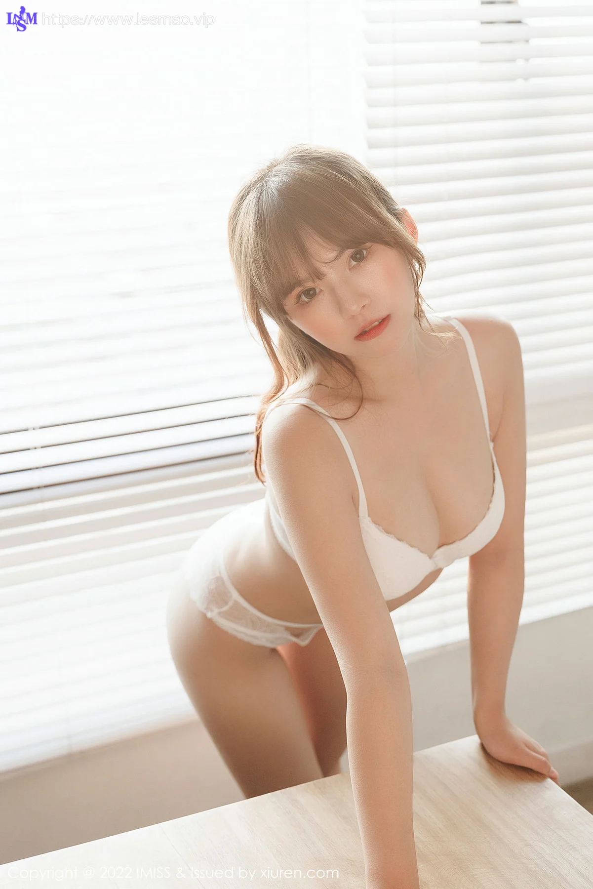IMiss 爱蜜社 Vol.653 白色蕾丝 张思允Nice 新人模特111 - 57