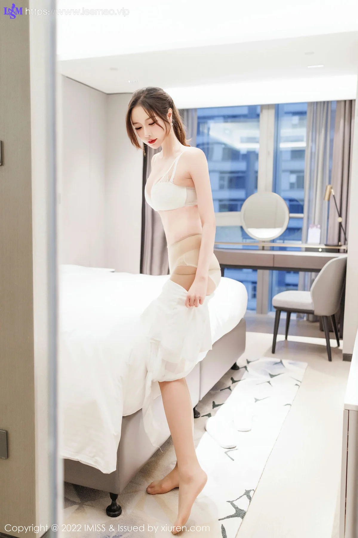 IMiss 爱蜜社 Vol.655 蕾丝连衣短裙 indaLinda 性感写真3 - 22