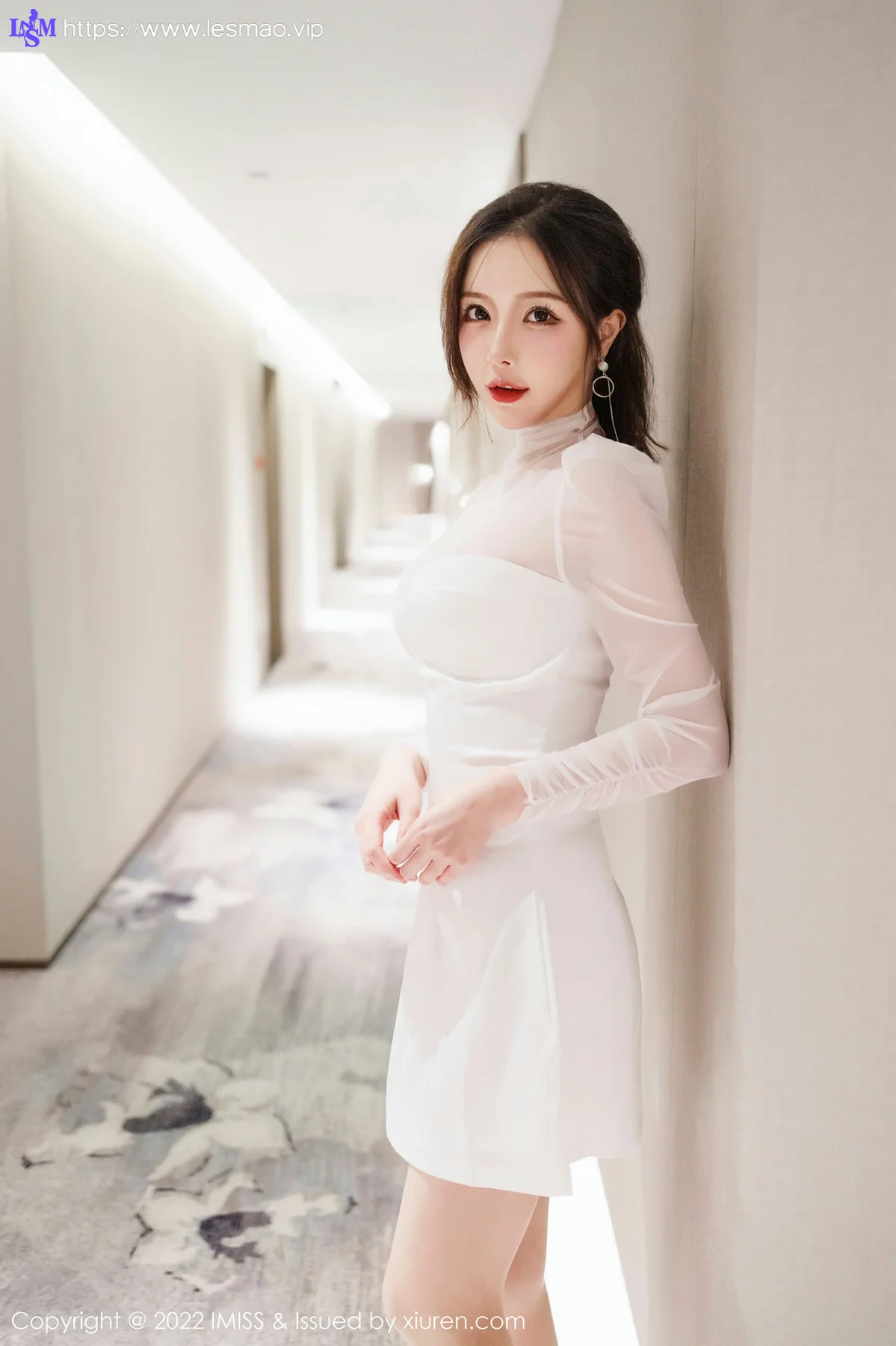IMiss 爱蜜社 Vol.655 蕾丝连衣短裙 indaLinda 性感写真3 - 23