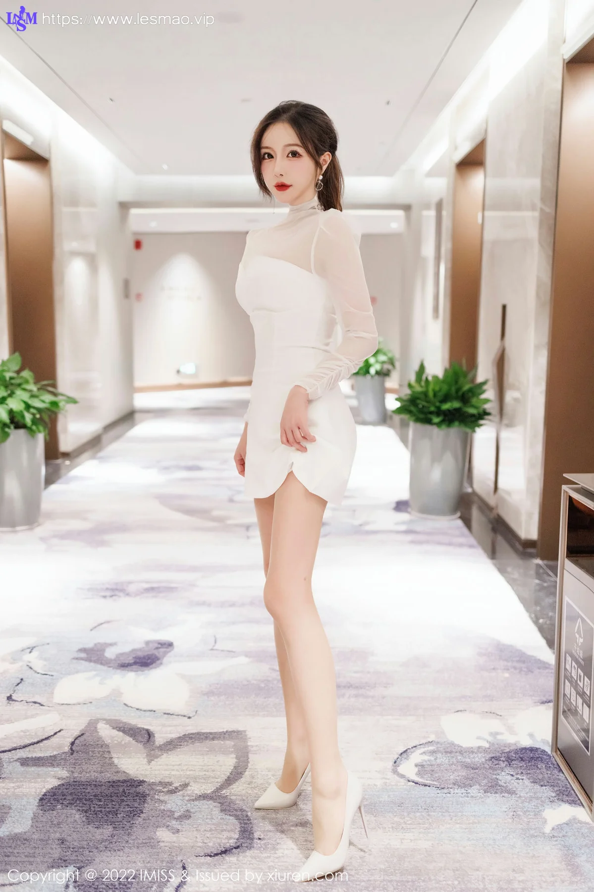 IMiss 爱蜜社 Vol.655 蕾丝连衣短裙 indaLinda 性感写真3 - 34