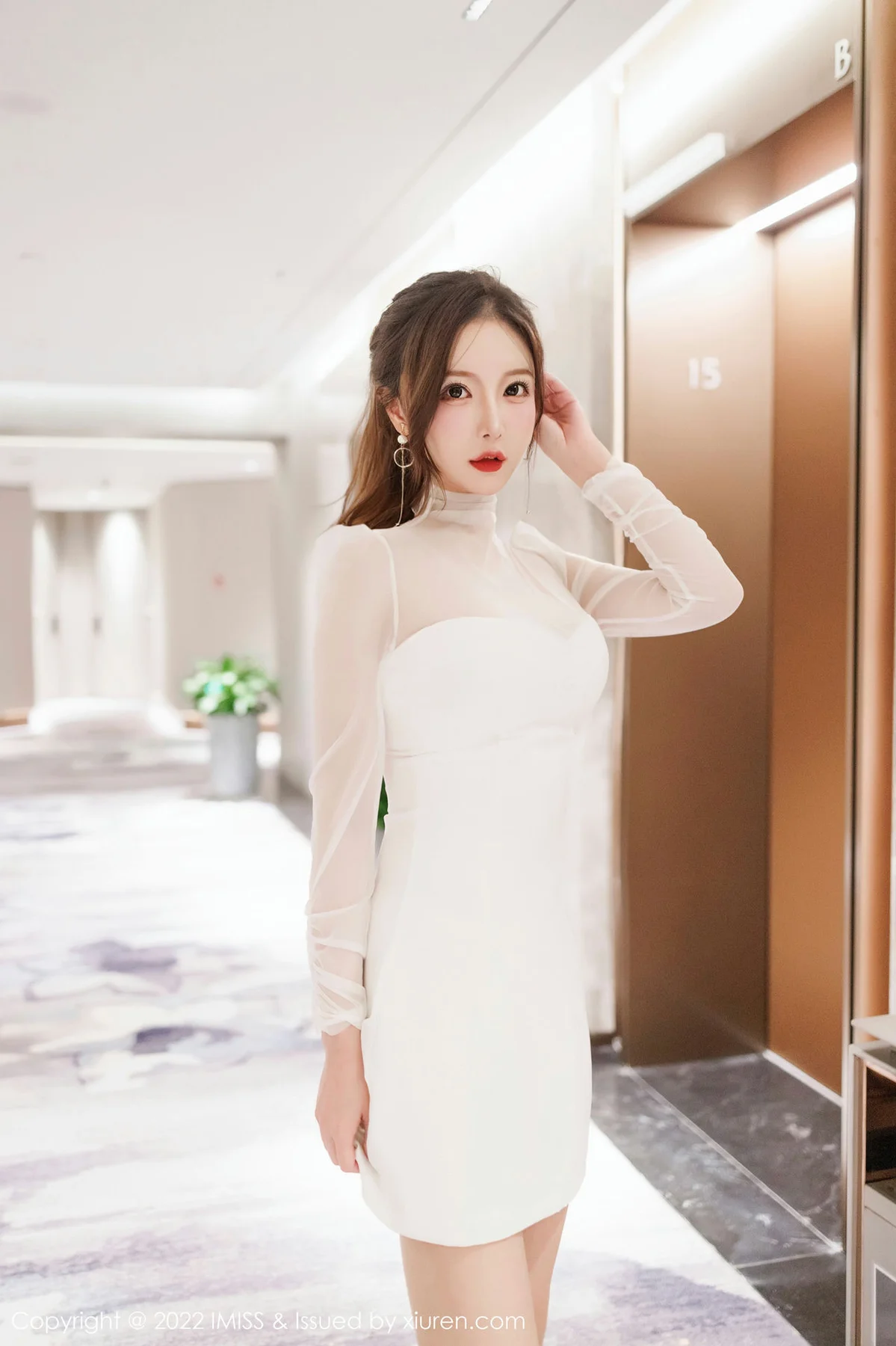 IMiss 爱蜜社 Vol.655 蕾丝连衣短裙 indaLinda 性感写真3 - 42