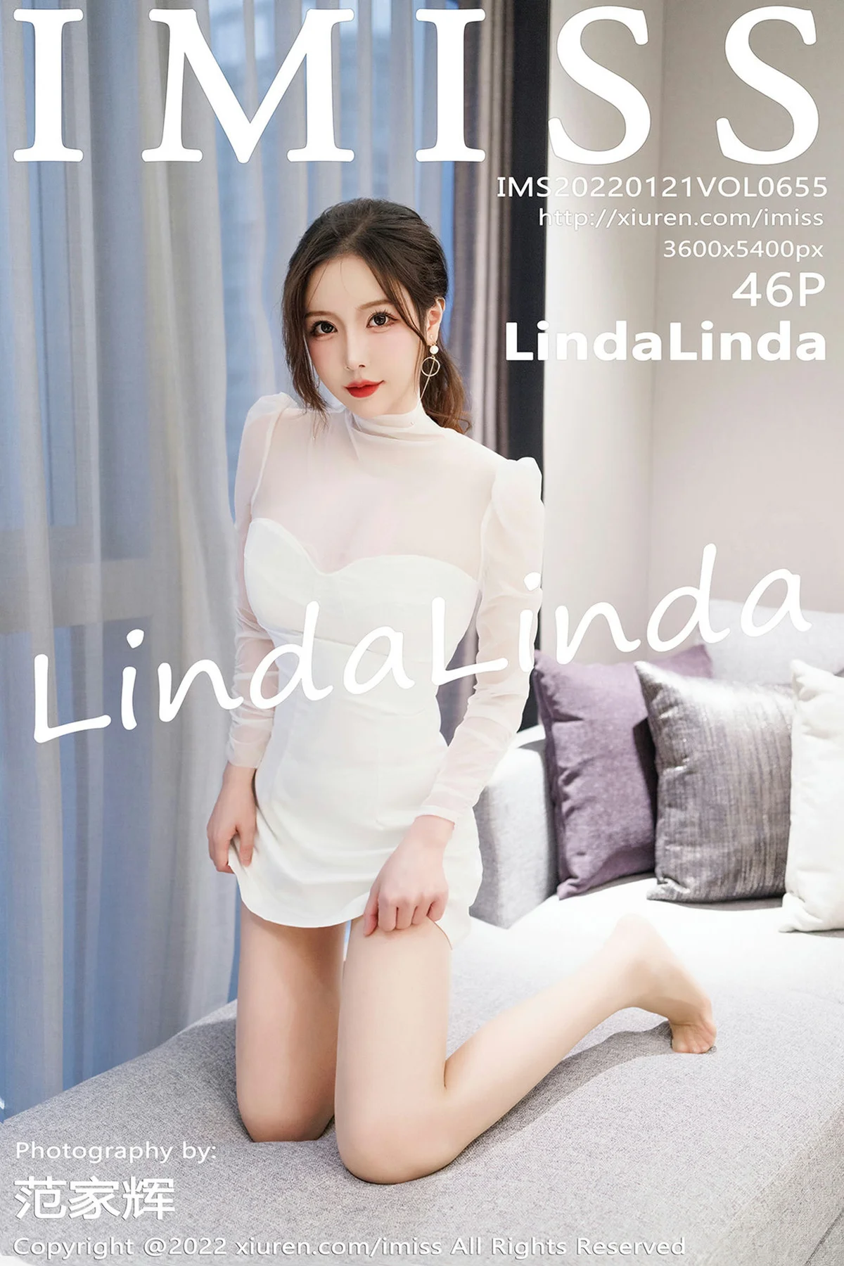 IMiss 爱蜜社 Vol.655 蕾丝连衣短裙 indaLinda 性感写真3 - 47
