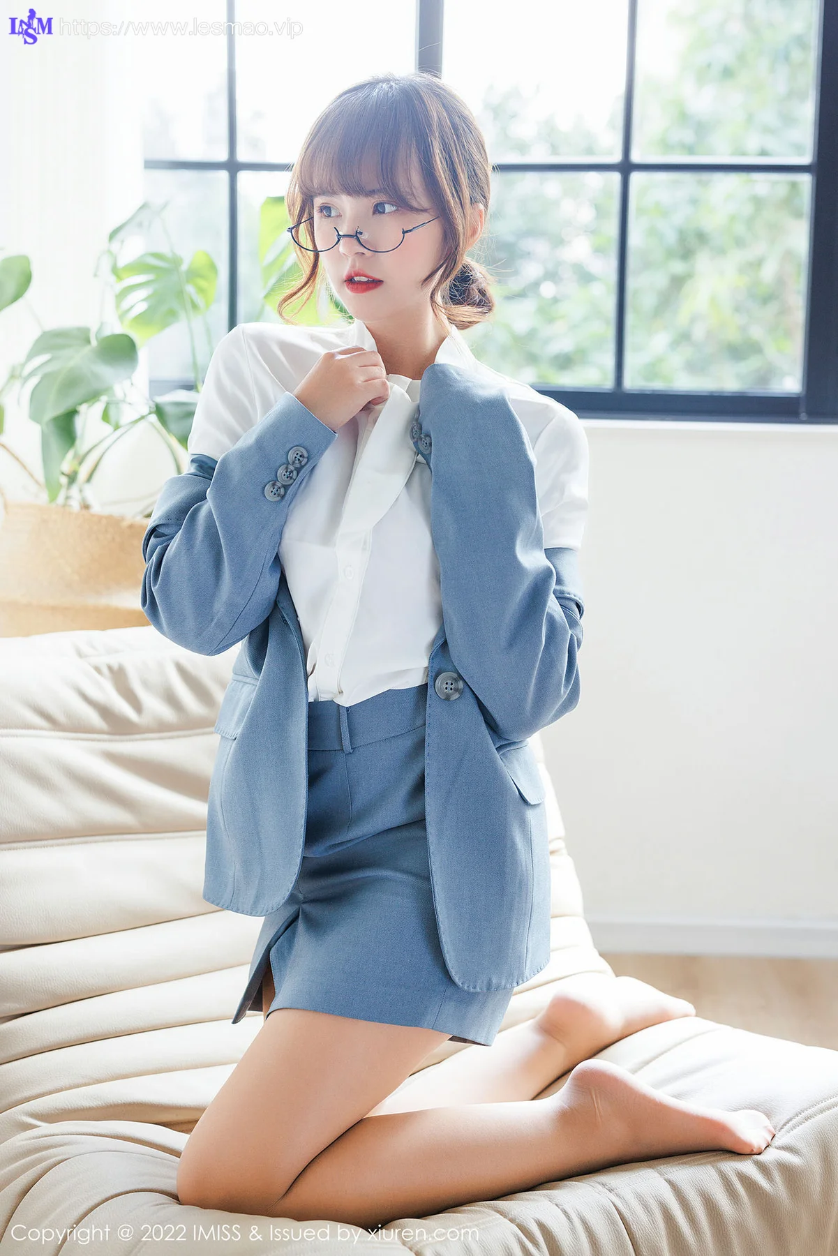 IMiss 爱蜜社 Vol.658 新人模特 张思允Nice 红色蕾丝内衣写真11 - 20