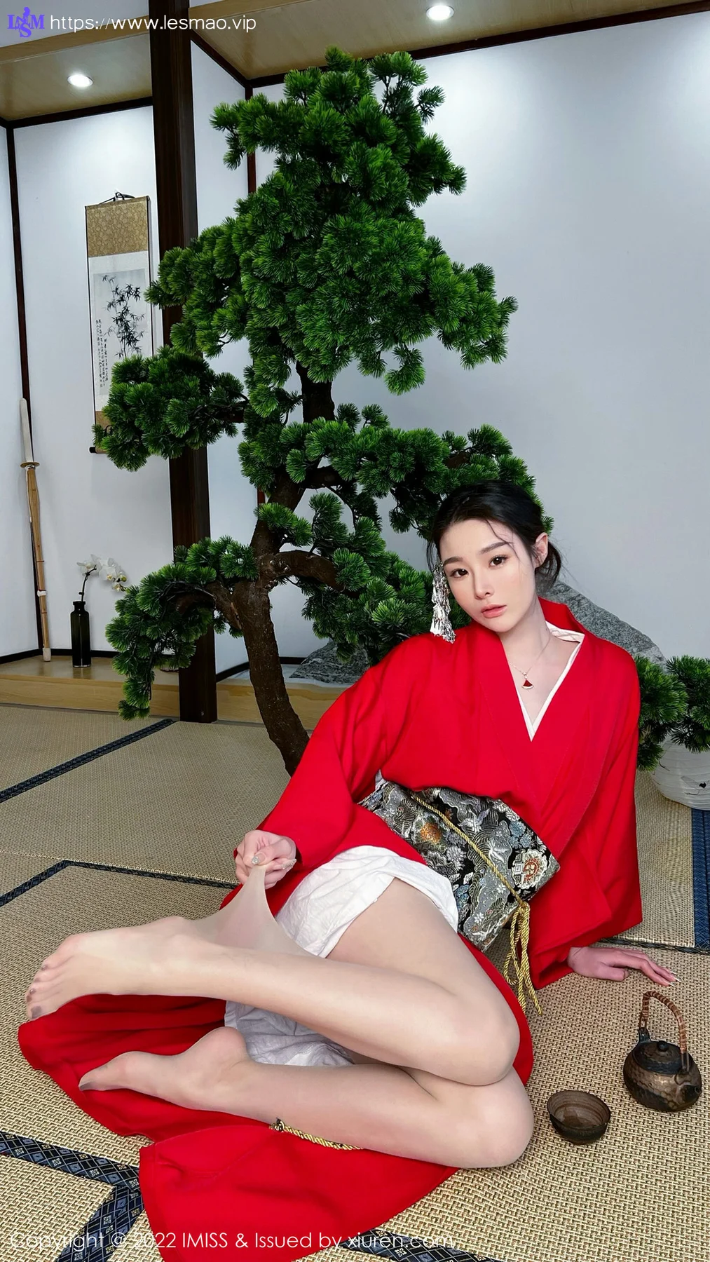 IMiss 爱蜜社 Vol.669 新人模特 逗逗doudou 性感写真 - 11