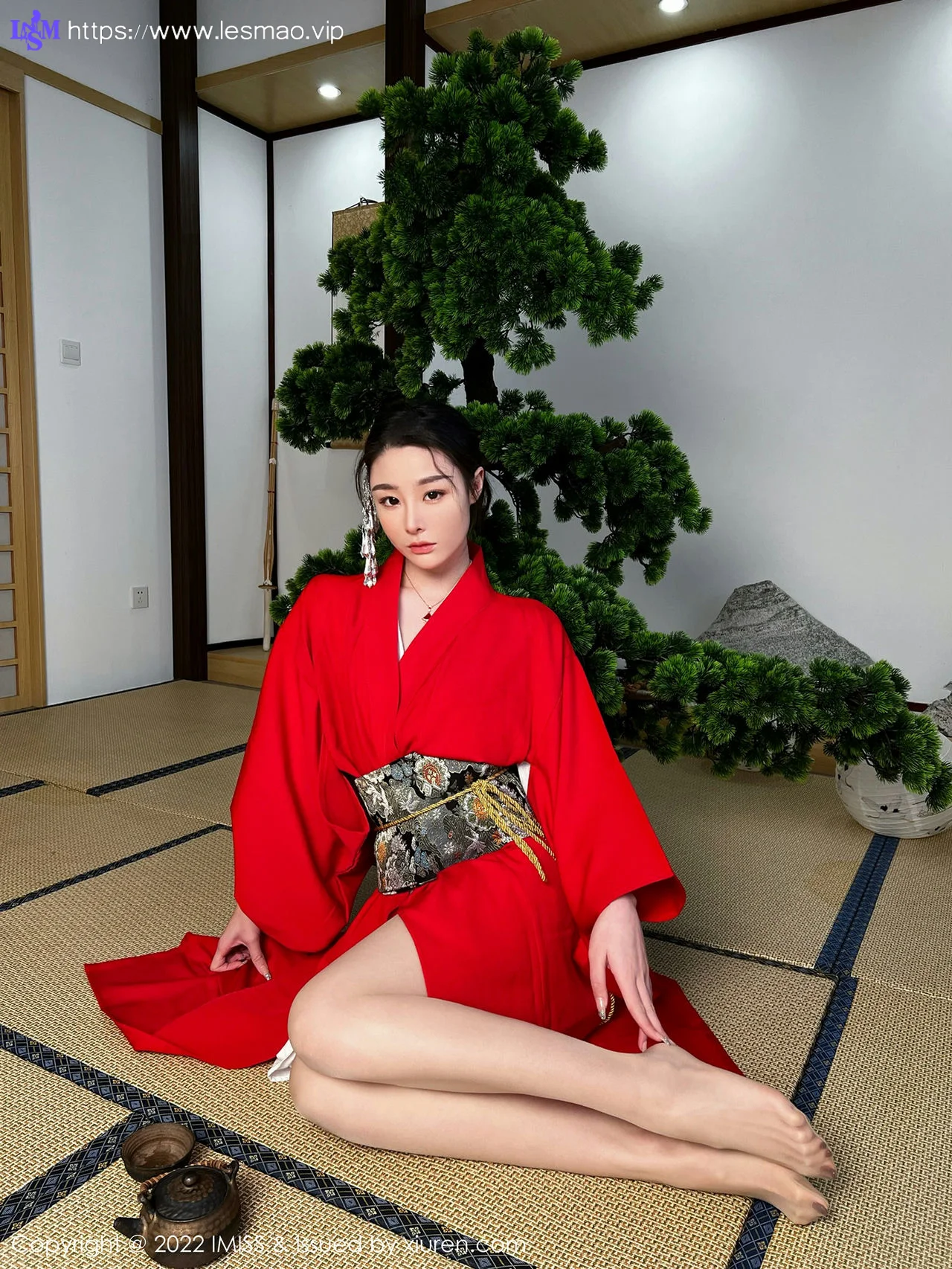 IMiss 爱蜜社 Vol.669 新人模特 逗逗doudou 性感写真 - 30
