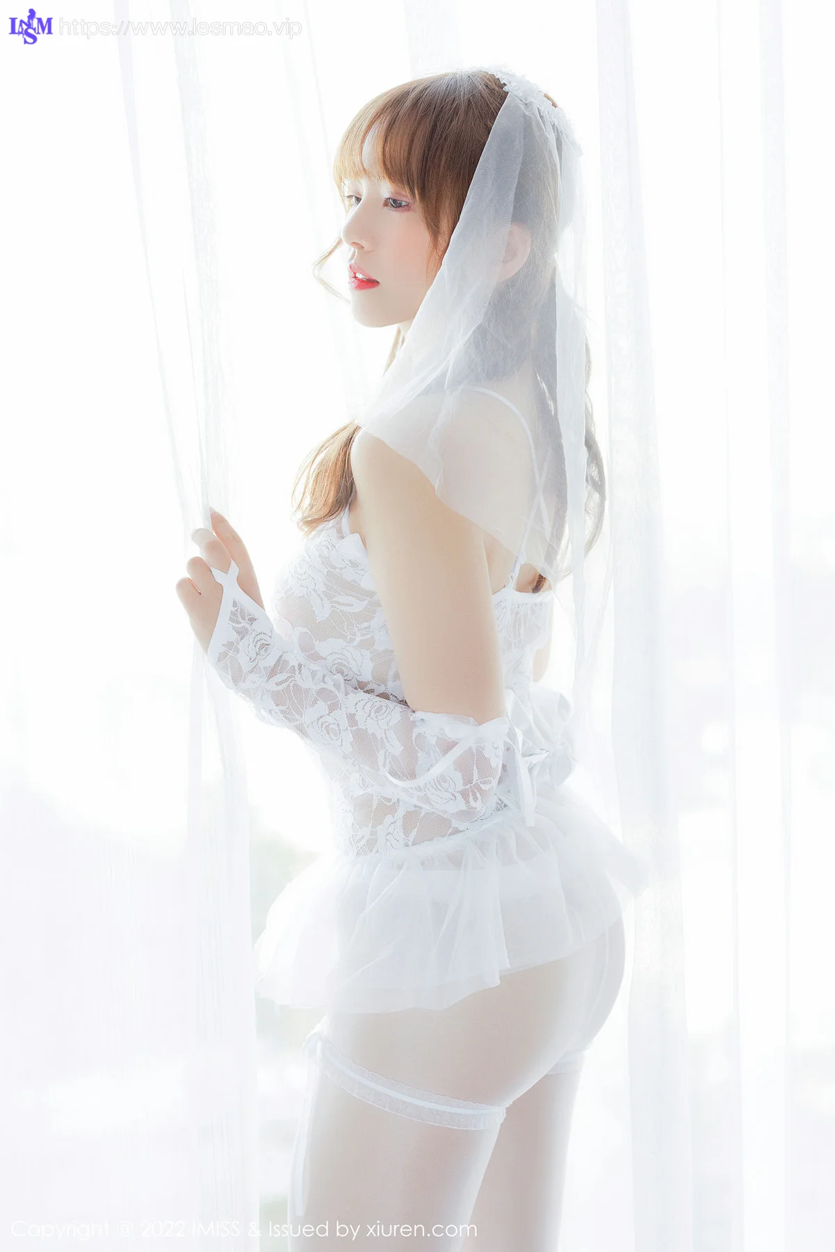 IMiss 爱蜜社 Vol.674 蕾丝婚纱 张思允Nice 性感写真333 - 11