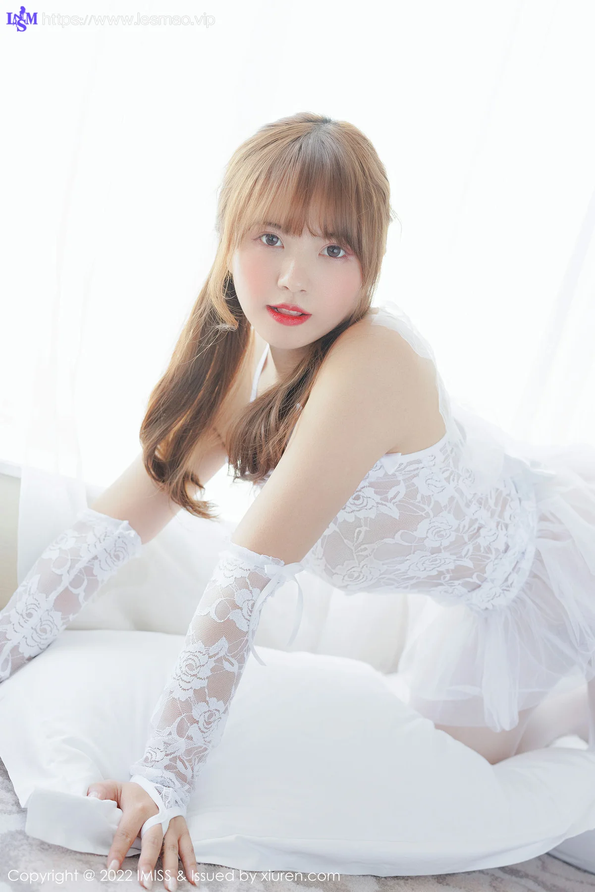 IMiss 爱蜜社 Vol.674 蕾丝婚纱 张思允Nice 性感写真333 - 46