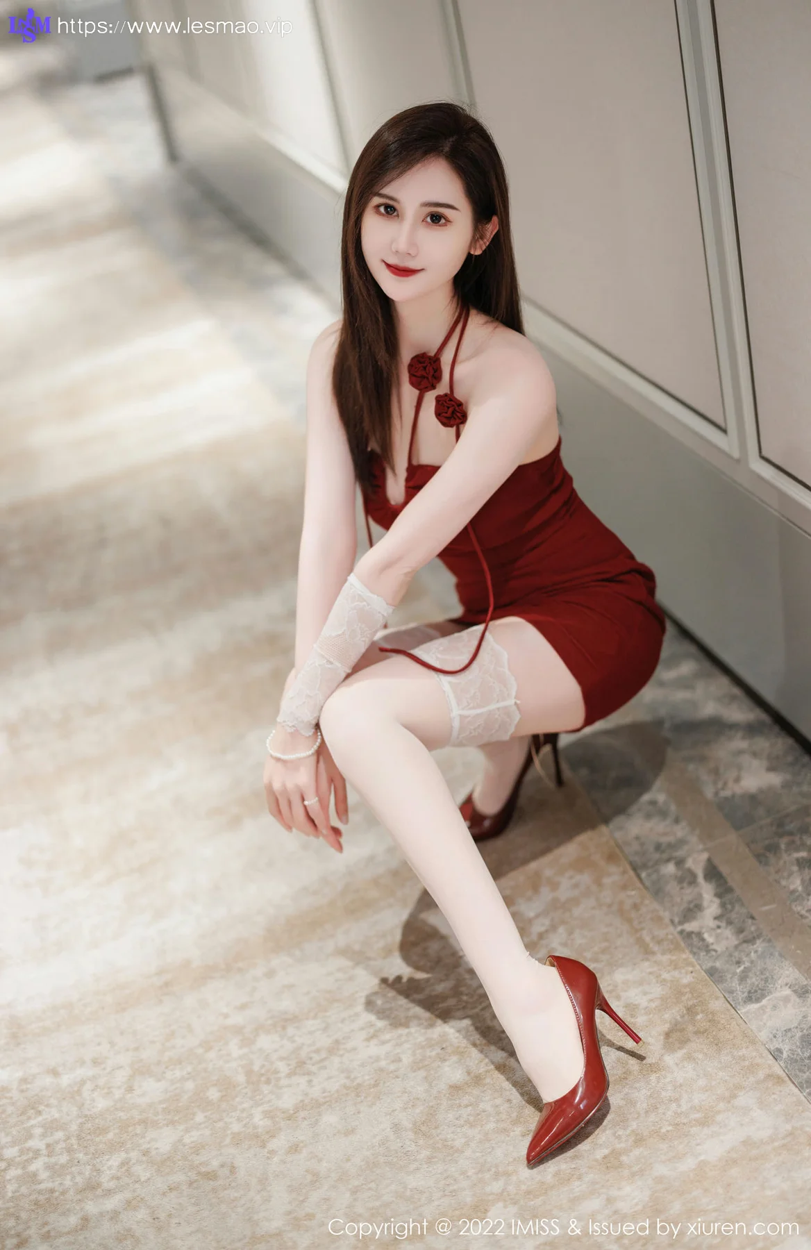 IMiss 爱蜜社 Vol.698 SISY思 连衣短裙性感写真 - 7