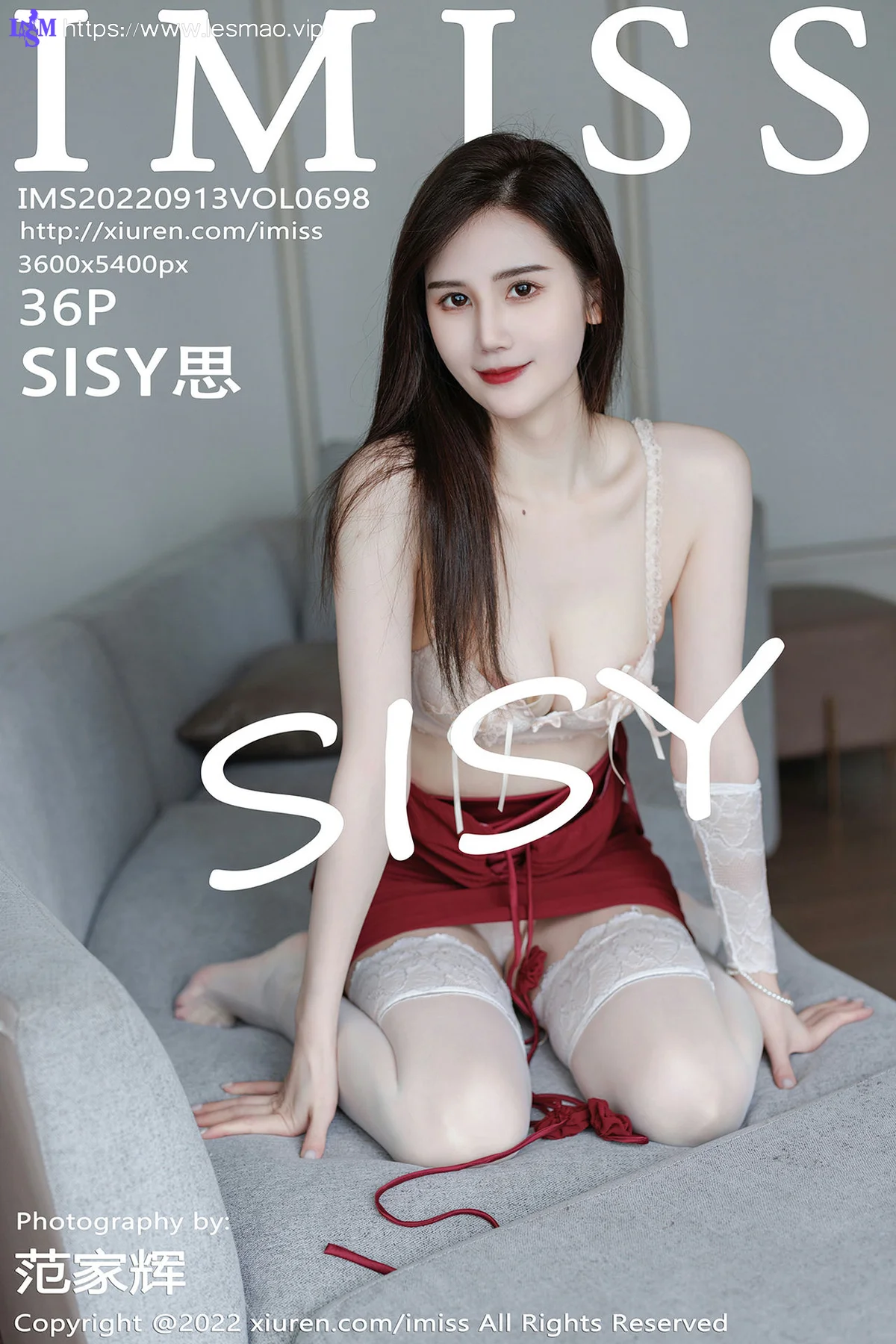 IMiss 爱蜜社 Vol.698 SISY思 连衣短裙性感写真 - 37