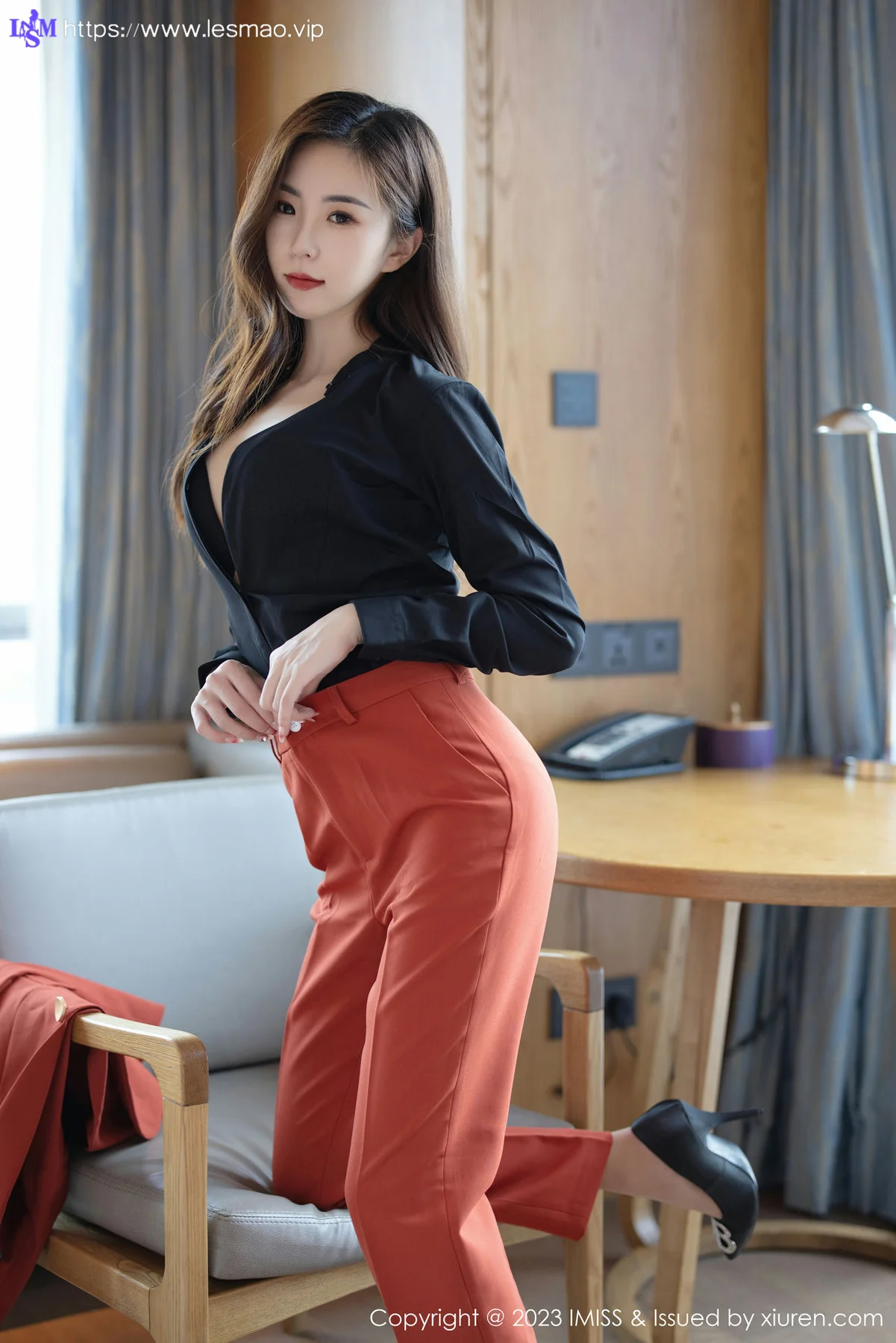 IMiss 爱蜜社 Vol.717 杨紫嫣candy 职场OL性感写真1 - 16