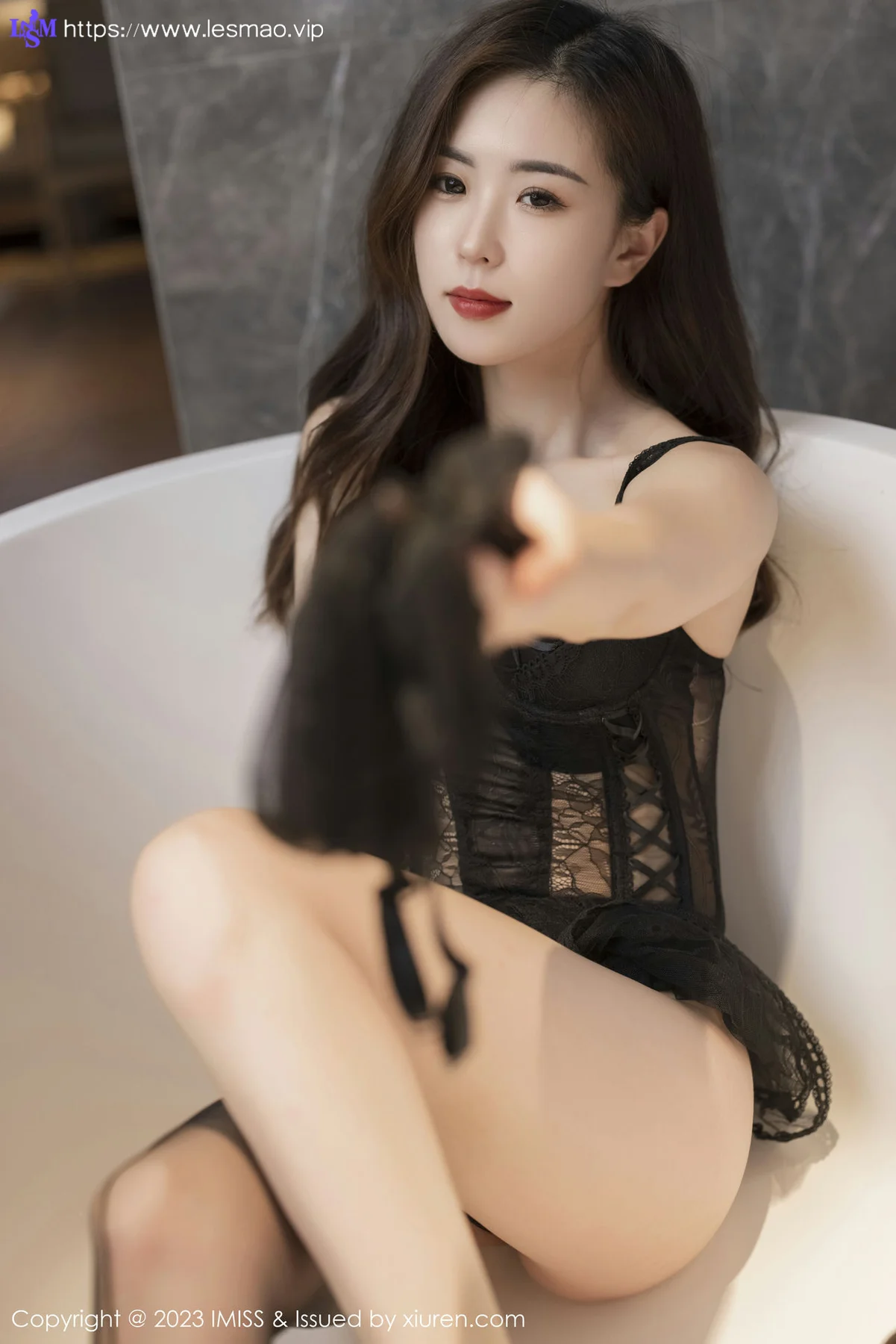 IMiss 爱蜜社 Vol.723 杨紫嫣candy 薄纱情趣内衣性感写真1 - 60