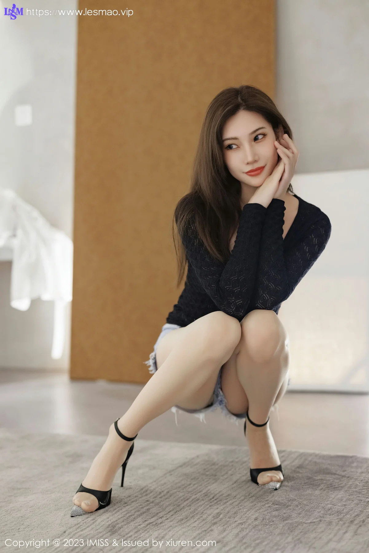 IMiss 爱蜜社 Vol.727 小狐狸Kathryn 白色蕾内衣性感写真3 - 14