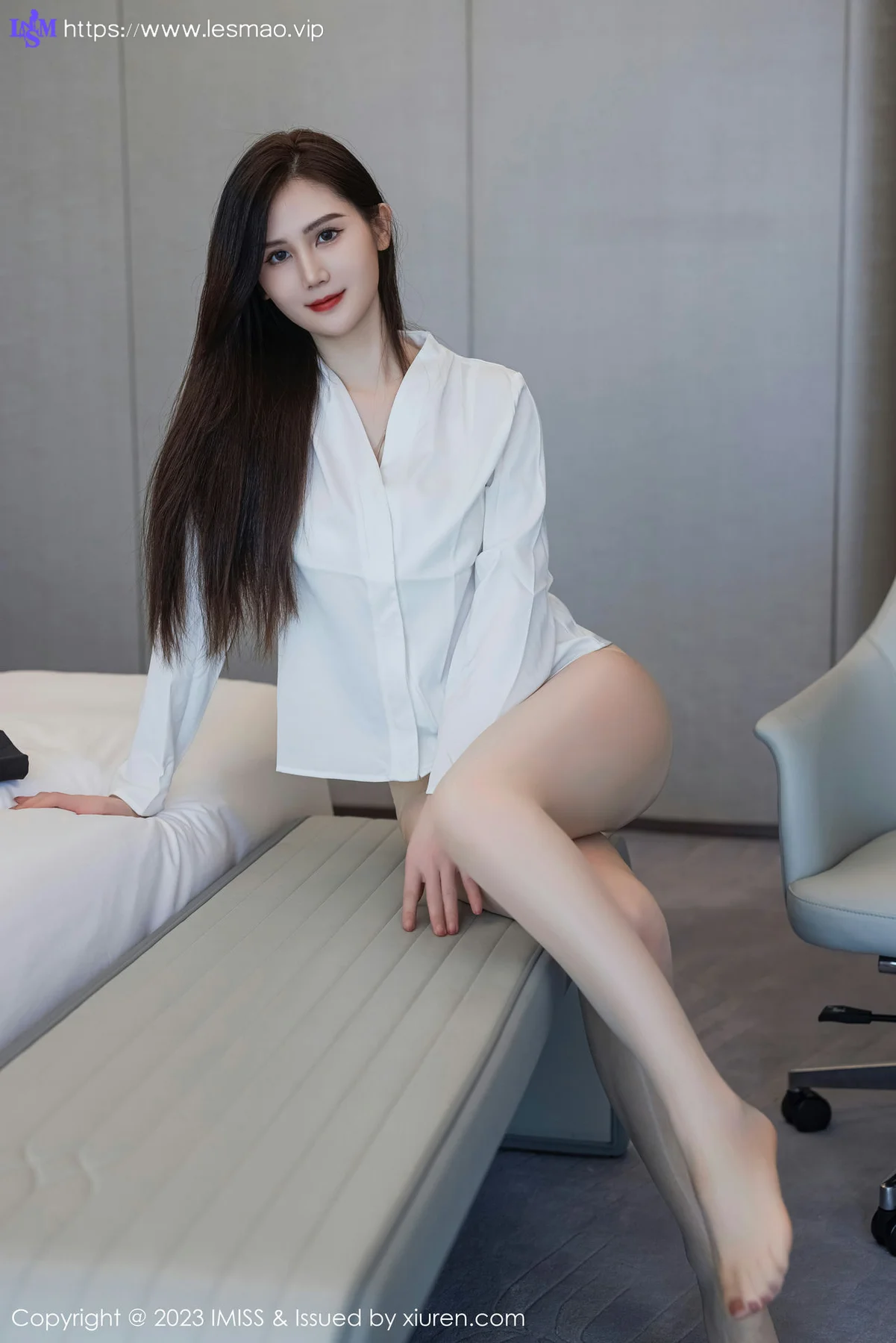 IMiss 爱蜜社 Vol.739 SISY思 黑色Ol性感写真 - 19