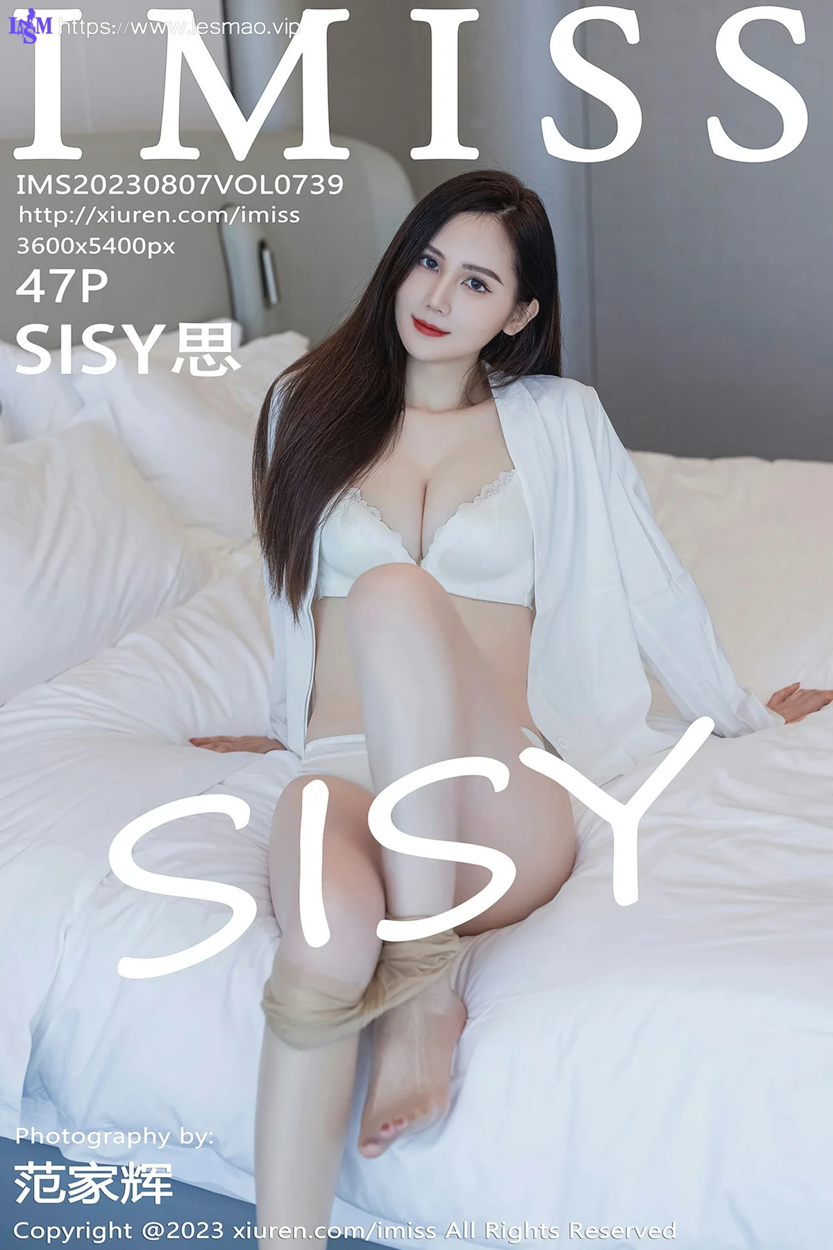 IMiss 爱蜜社 Vol.739 SISY思 黑色Ol性感写真 - 48