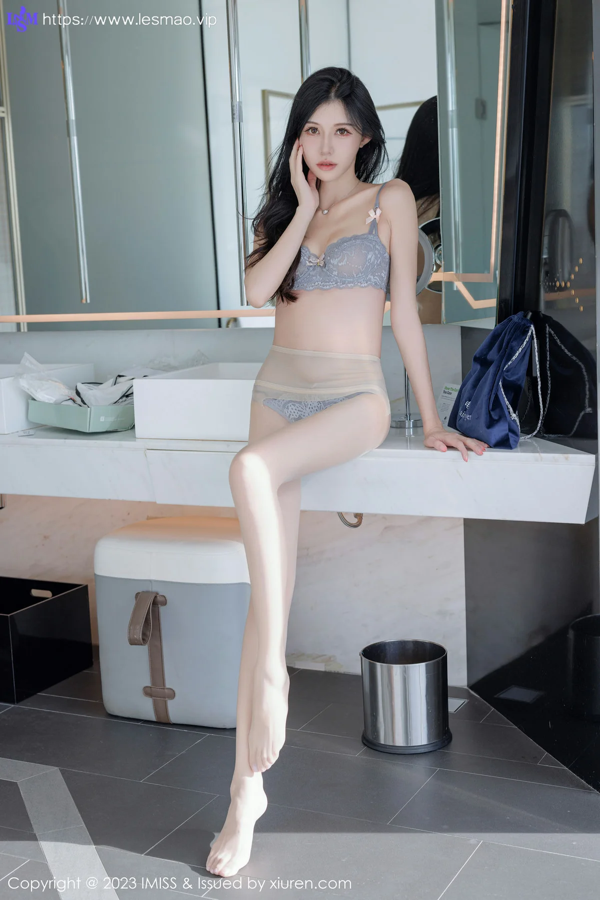 IMiss 爱蜜社 Vol.746 泥鳅鳅 蕾丝内衣性感写真 - 29