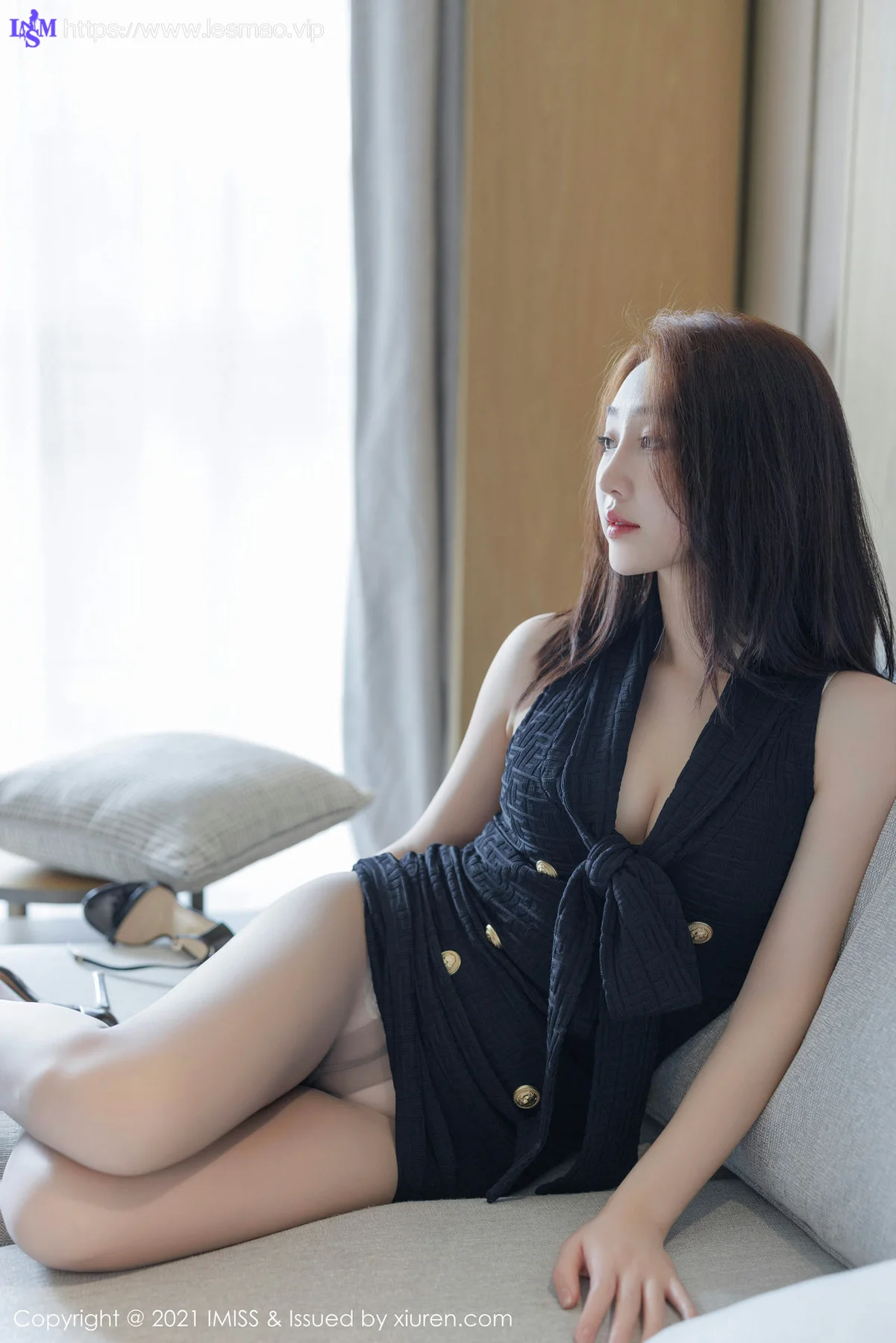 IMiss 爱蜜社 Vol.751 九月生__ 诱人灰丝性感写真 - 14