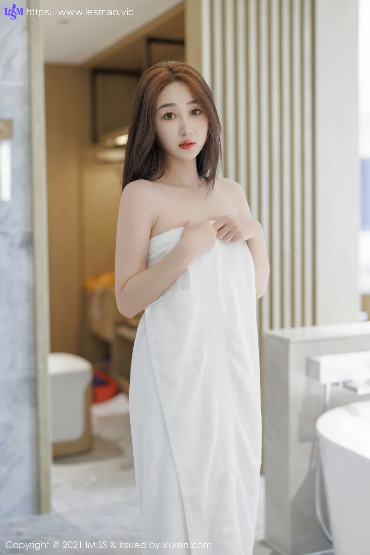 IMiss 爱蜜社 Vol.751 九月生__ 诱人灰丝性感写真 - 49