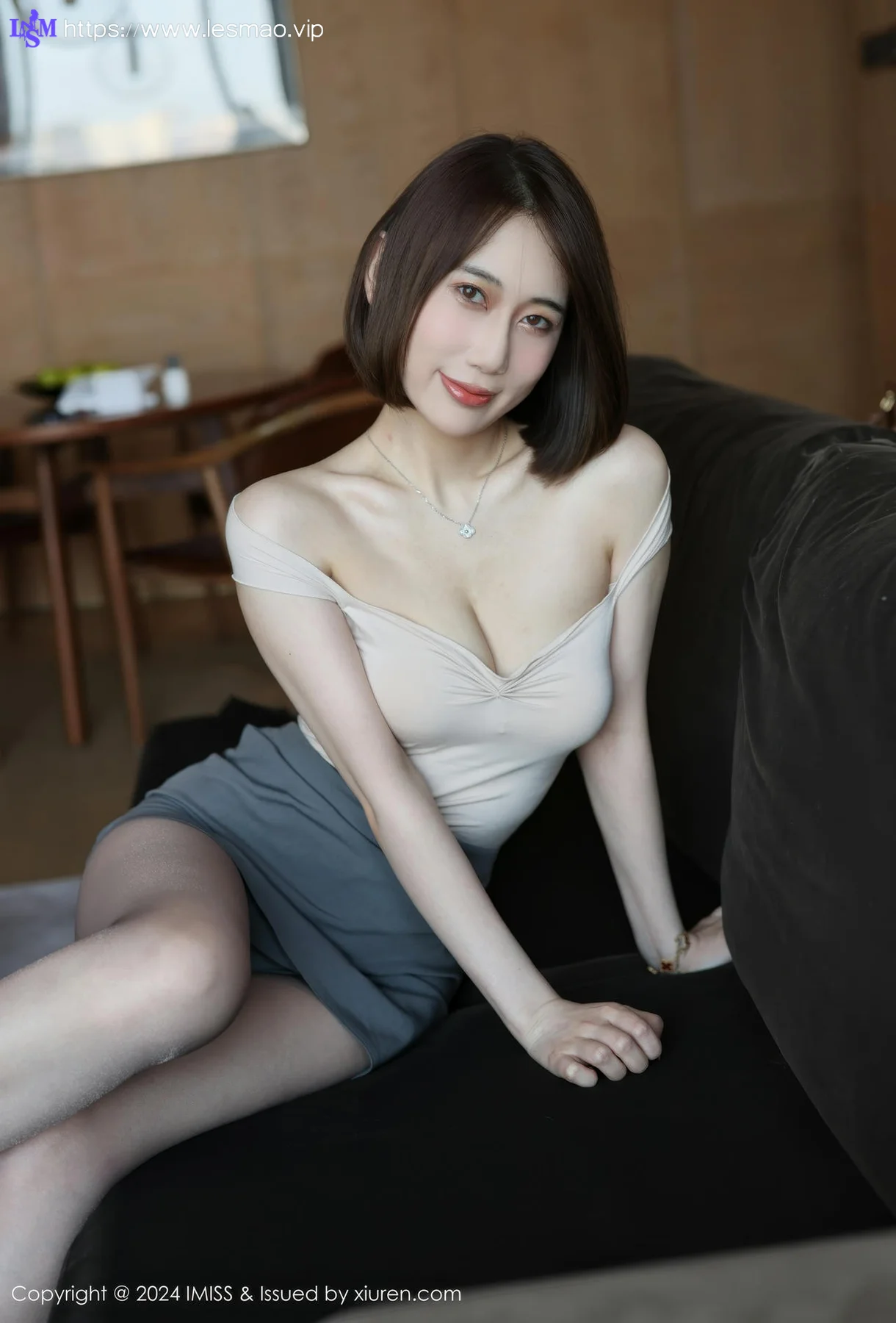 IMiss 爱蜜社 Vol.778 瑞妤 香肩短裙美女 - 12