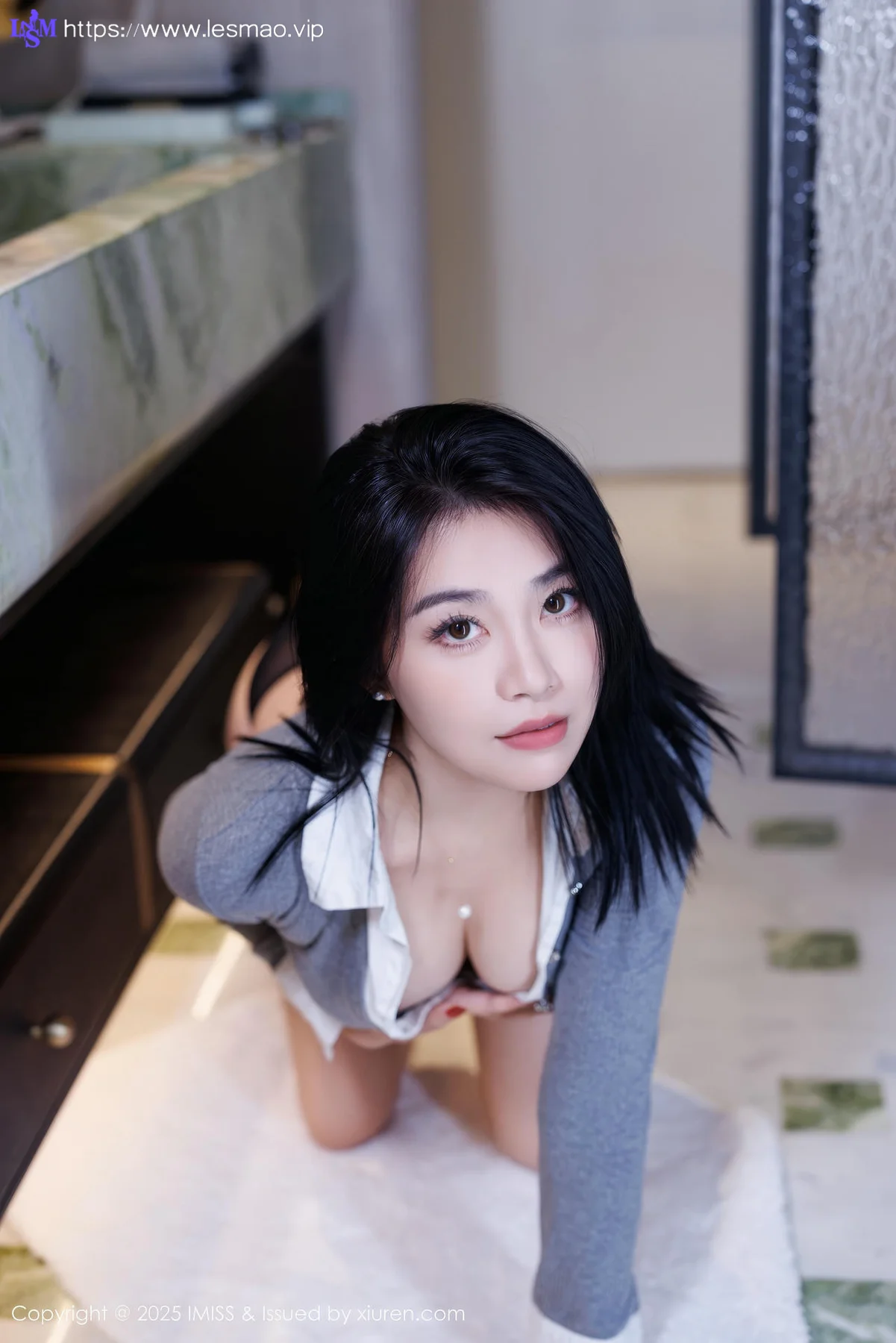 IMiss 爱蜜社 Vol.784 许诺Sabrina爆乳短裙美图 - 89