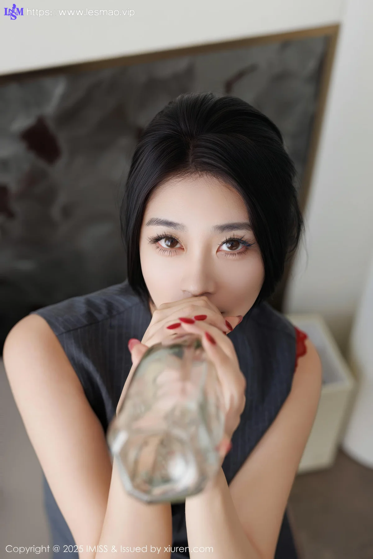 IMiss 爱蜜社 Vol.787 许诺Sabrina 黑丝美腿玉足 - 42