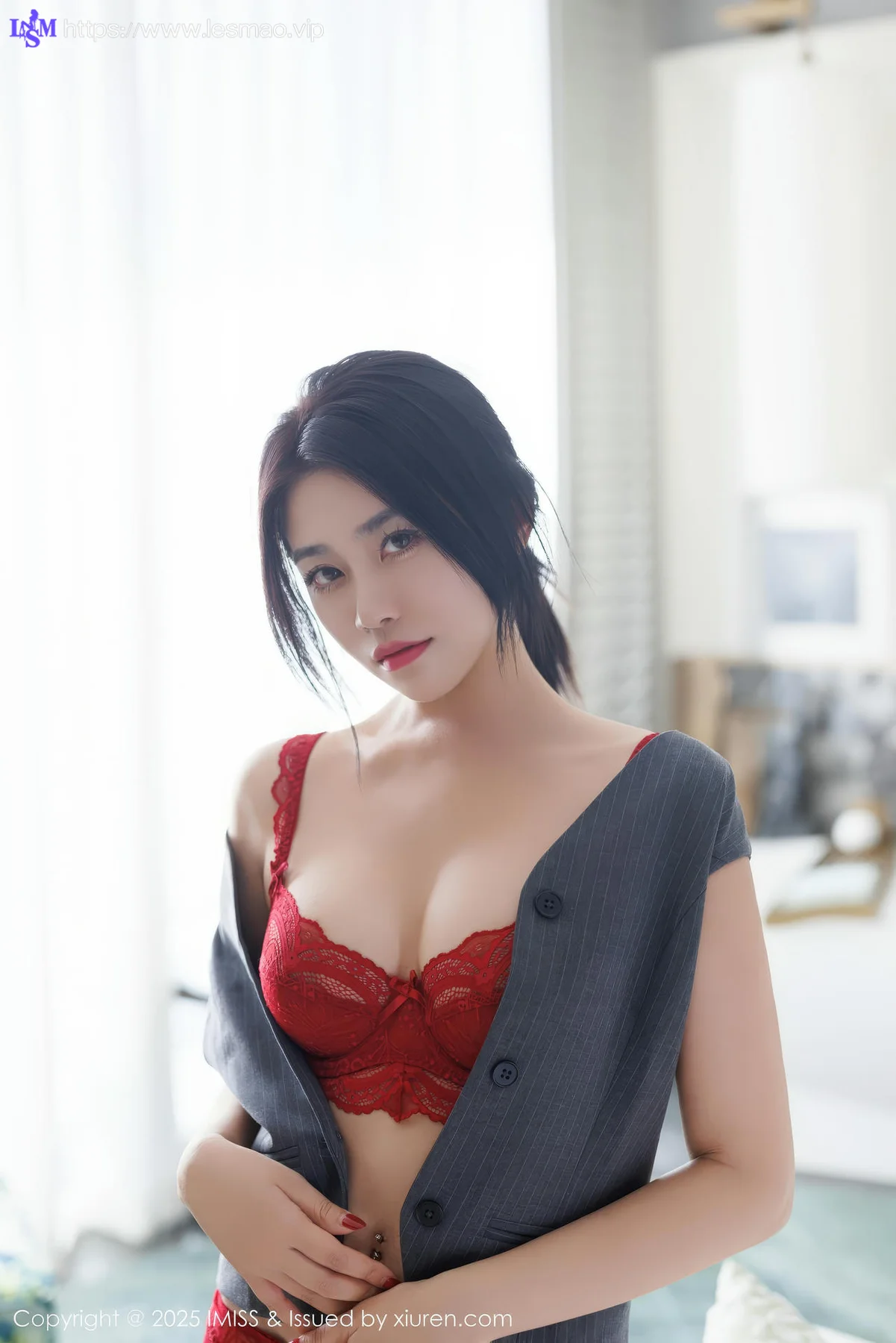 IMiss 爱蜜社 Vol.787 许诺Sabrina 黑丝美腿玉足 - 86