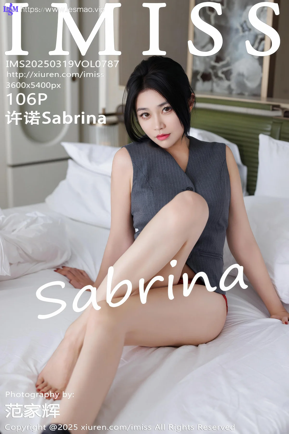IMiss 爱蜜社 Vol.787 许诺Sabrina 黑丝美腿玉足 - 107