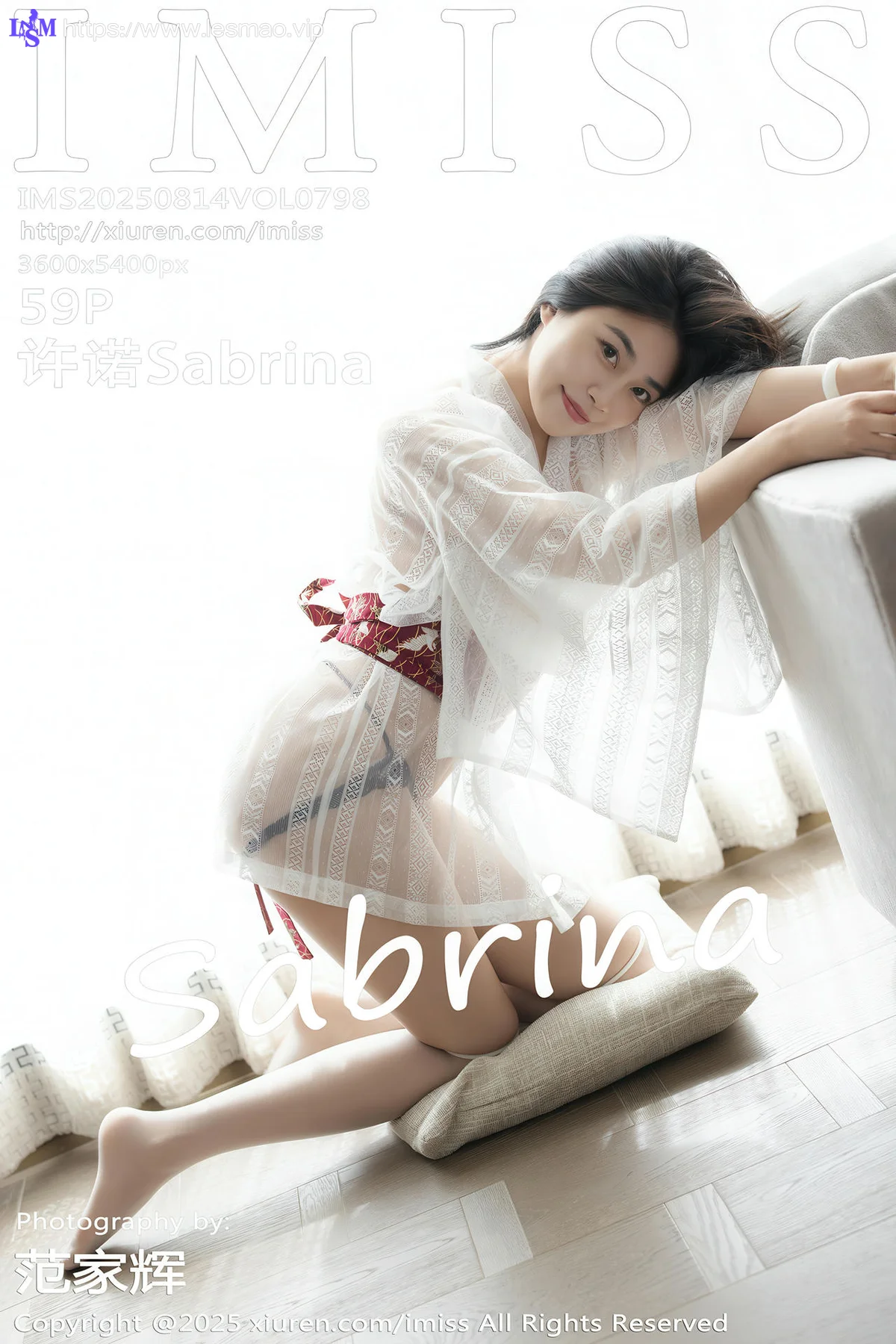 IMiss 爱蜜社 Vol.798 许诺Sabrina 轻透上衣美眸美腿 - 60