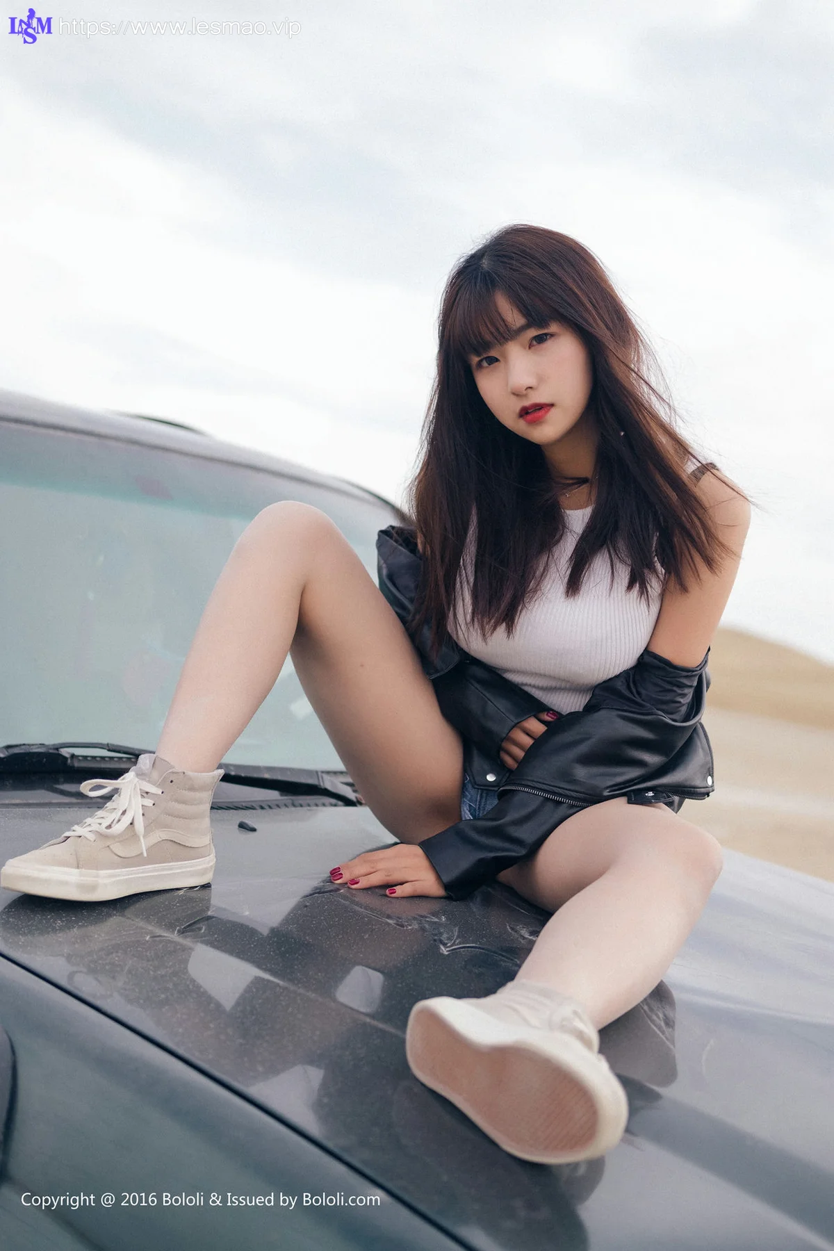 Kimoe 激萌文化 Vol.010 Modo 周闻球球沙漠机车女户外 - 8
