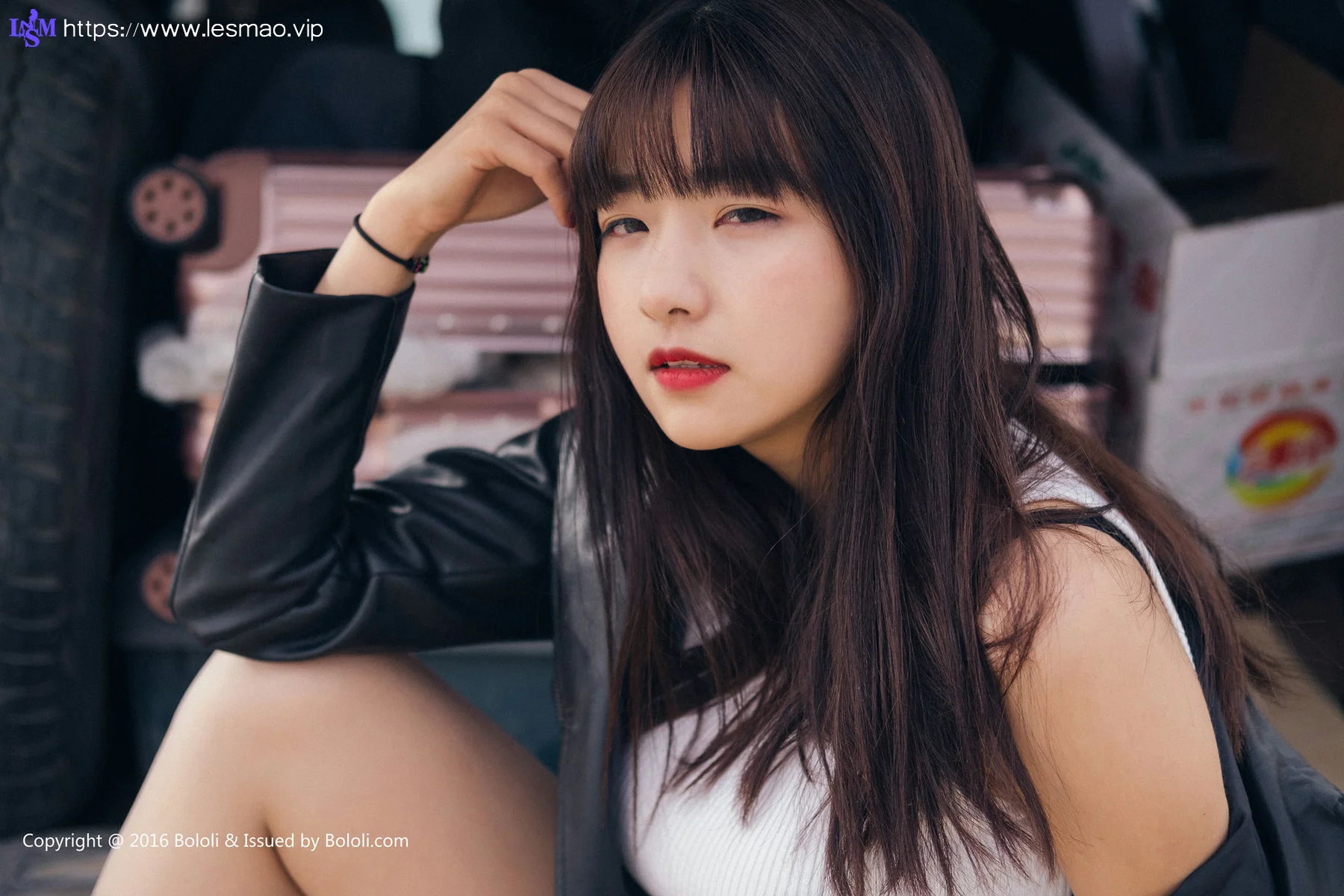 Kimoe 激萌文化 Vol.010 Modo 周闻球球沙漠机车女户外 - 23