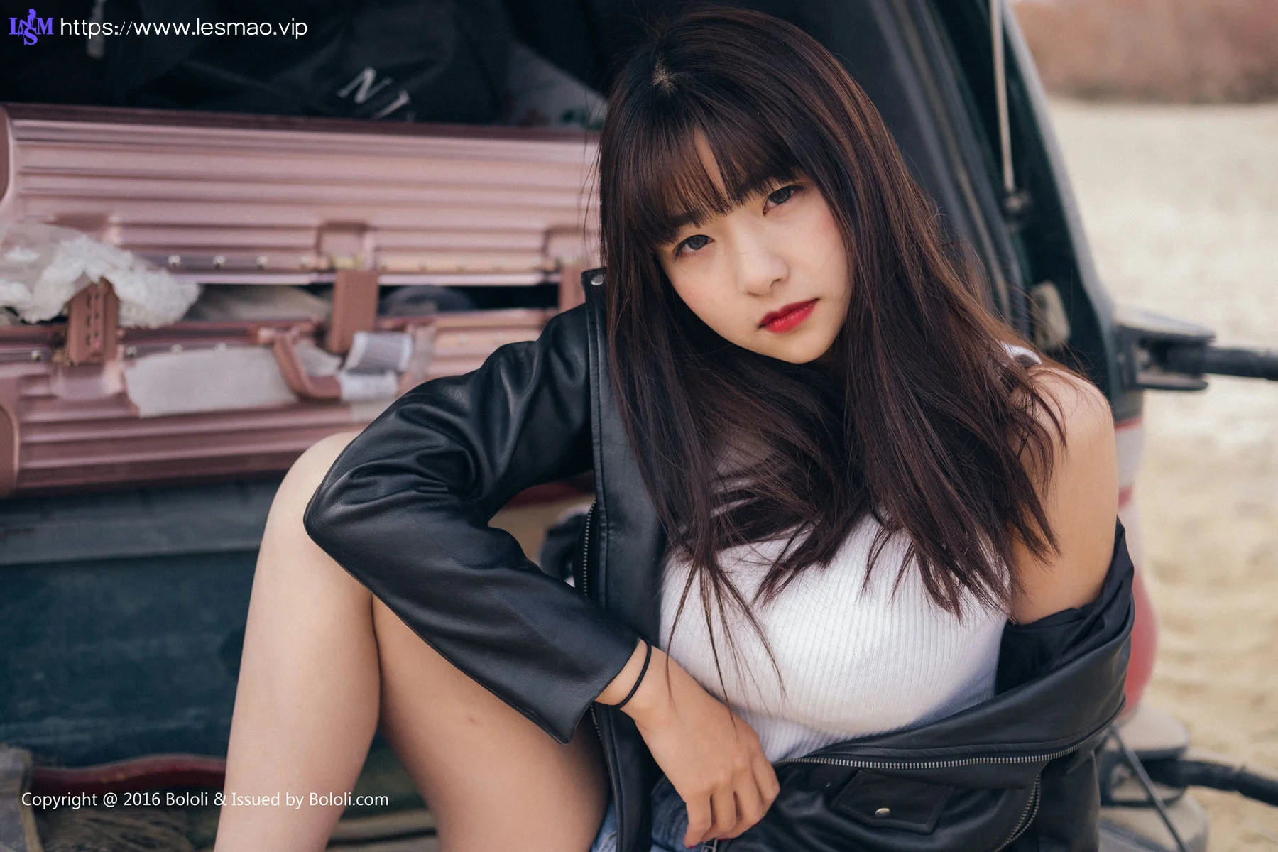 Kimoe 激萌文化 Vol.010 Modo 周闻球球沙漠机车女户外 - 28