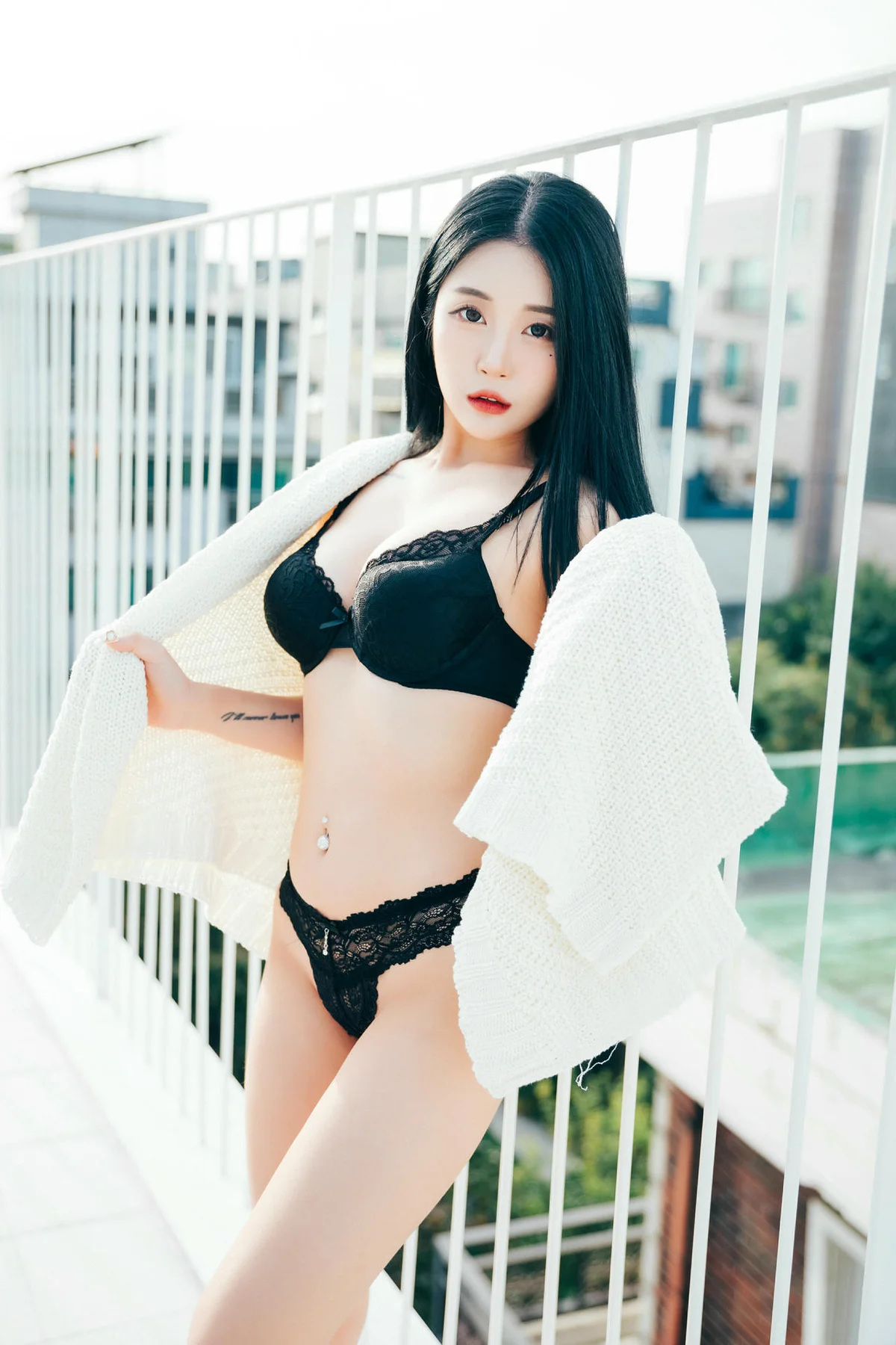 Loozy No.021 Bomi黑色内衣香肩私房 - 28