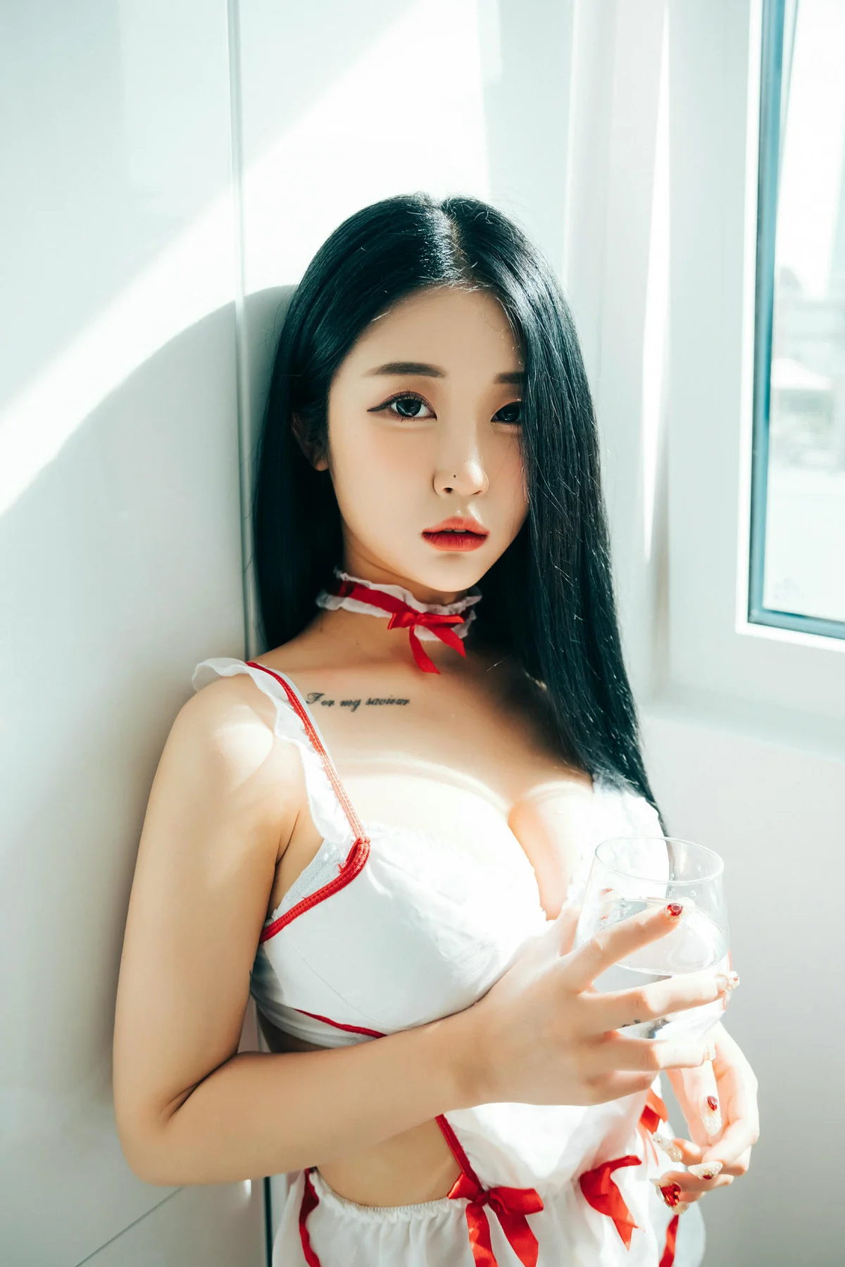 Loozy No.021 Bomi黑色内衣香肩私房 - 56