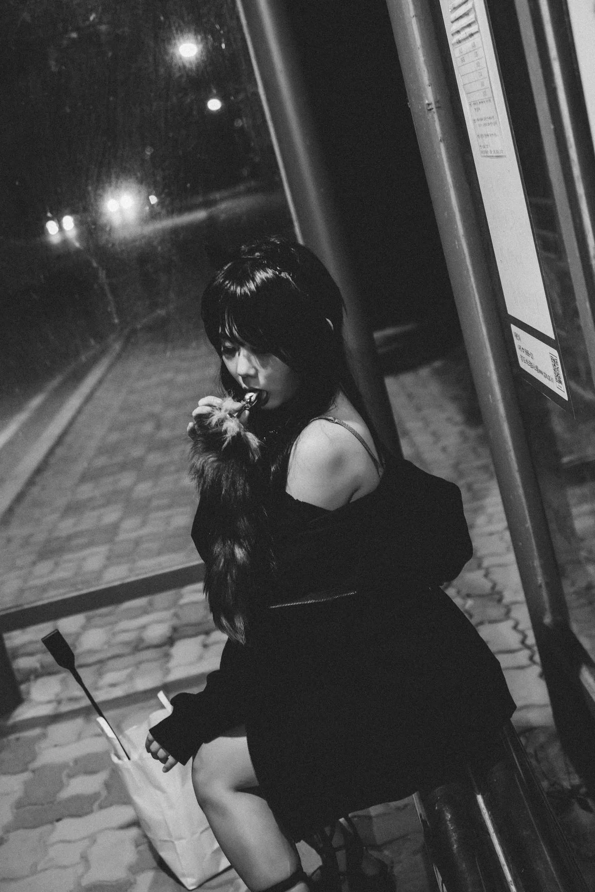 Loozy No.036 Zia黑色蕾丝情趣玉体 - 82